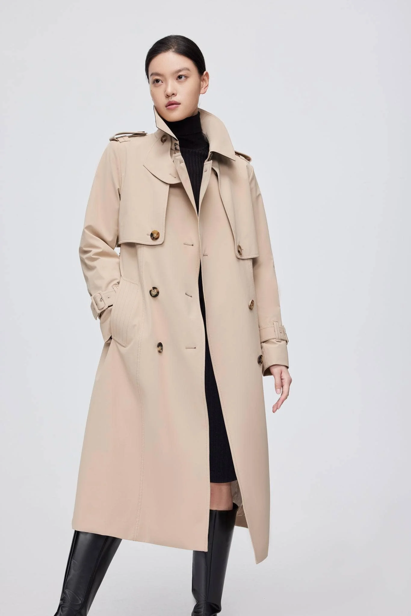 Full Length Goose Down Trench - Image 5