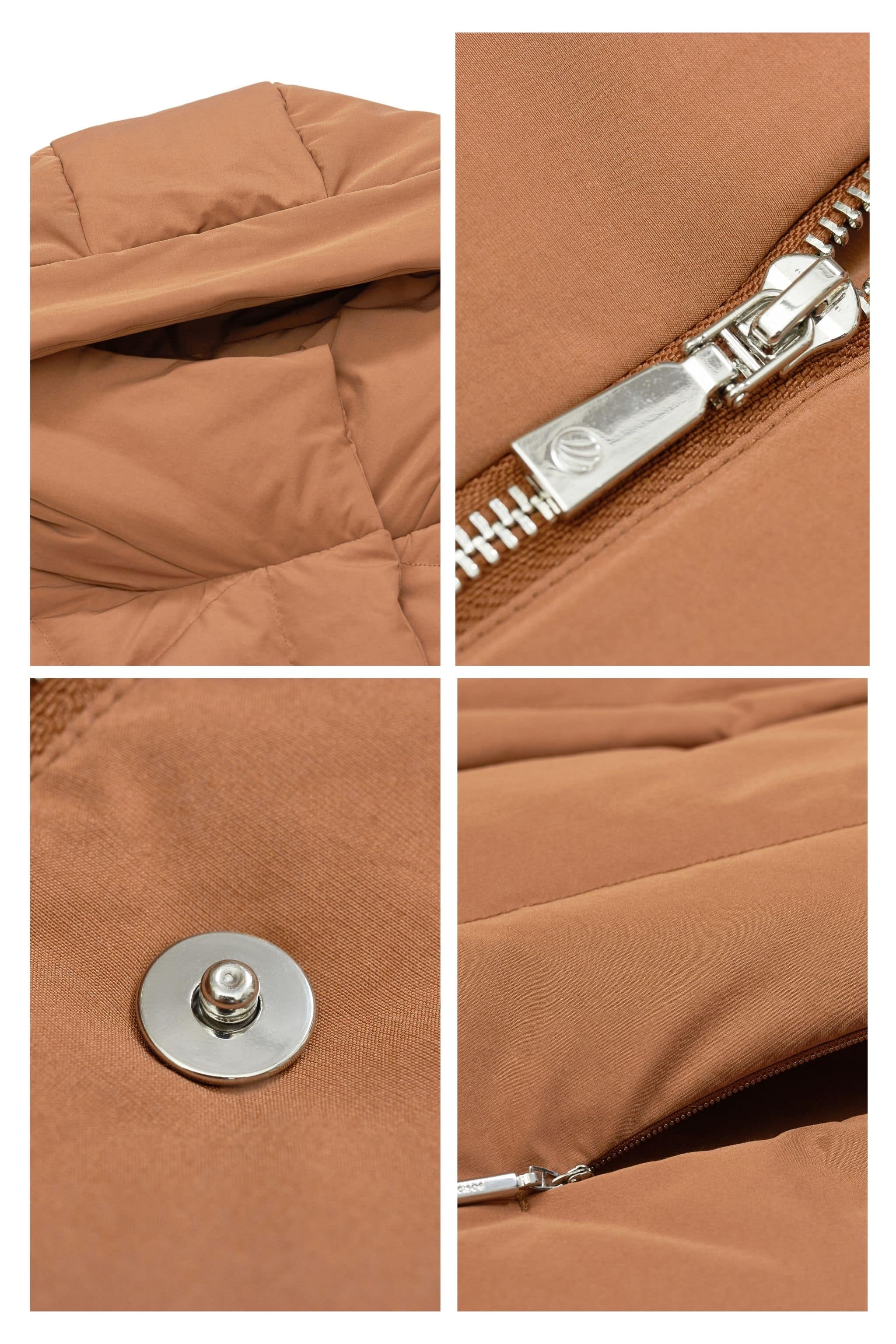Full Length Hooded Goose Down Jacket - Image 4