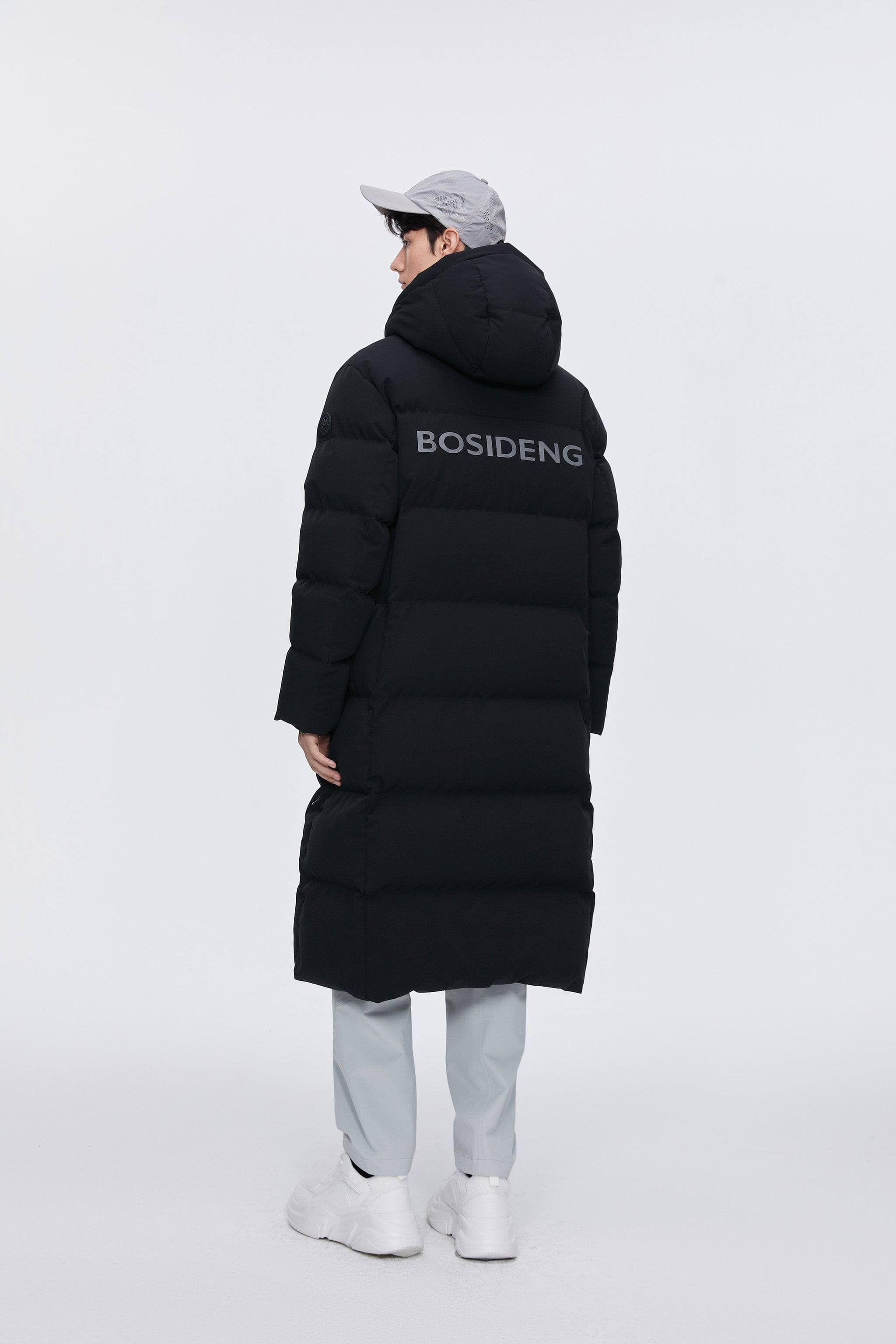 Full Length Sporty Style Hoody Down Coat - Image 12