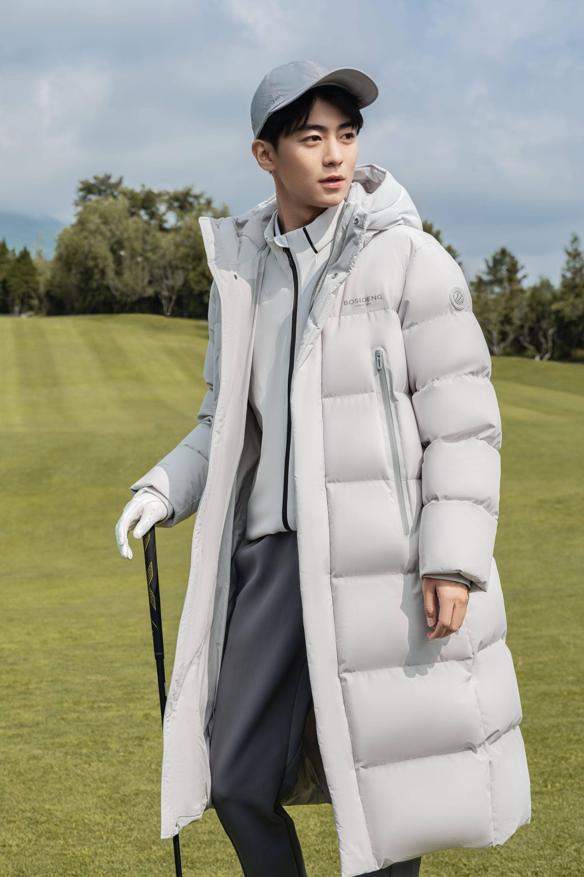Full Length Sporty Style Hoody Down Coat - Image 15