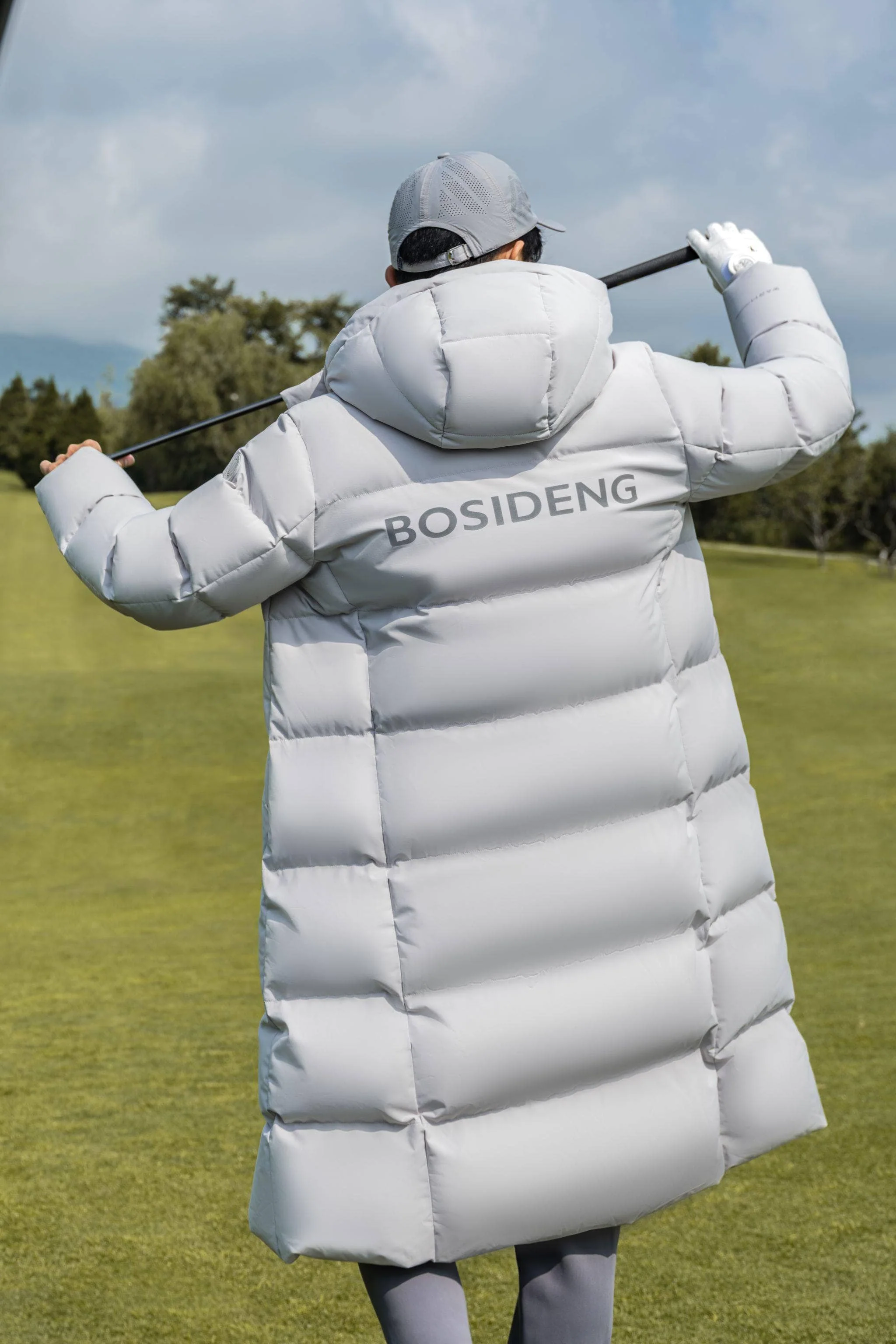 Full Length Sporty Style Hoody Down Coat - Image 16