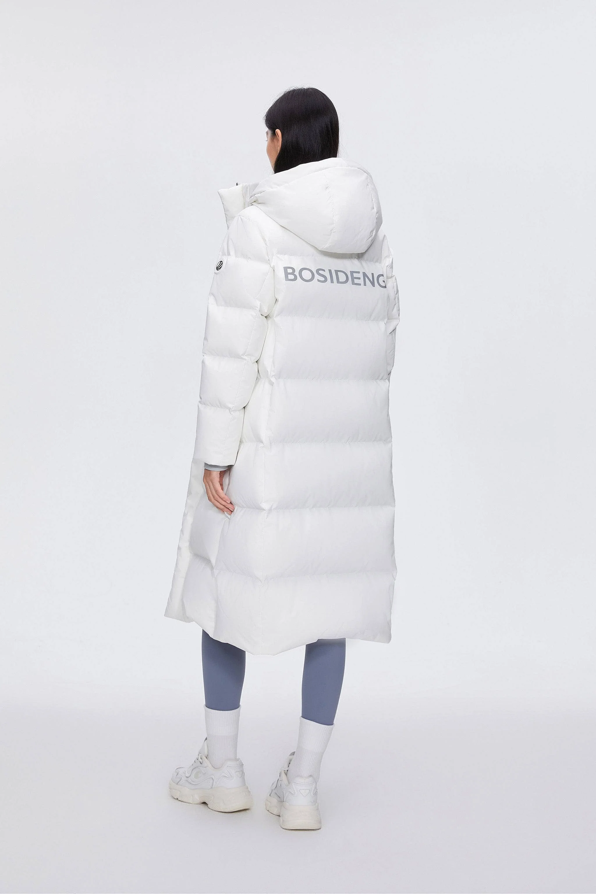 Full Length Sporty Style Hoody Down Coat - Image 5