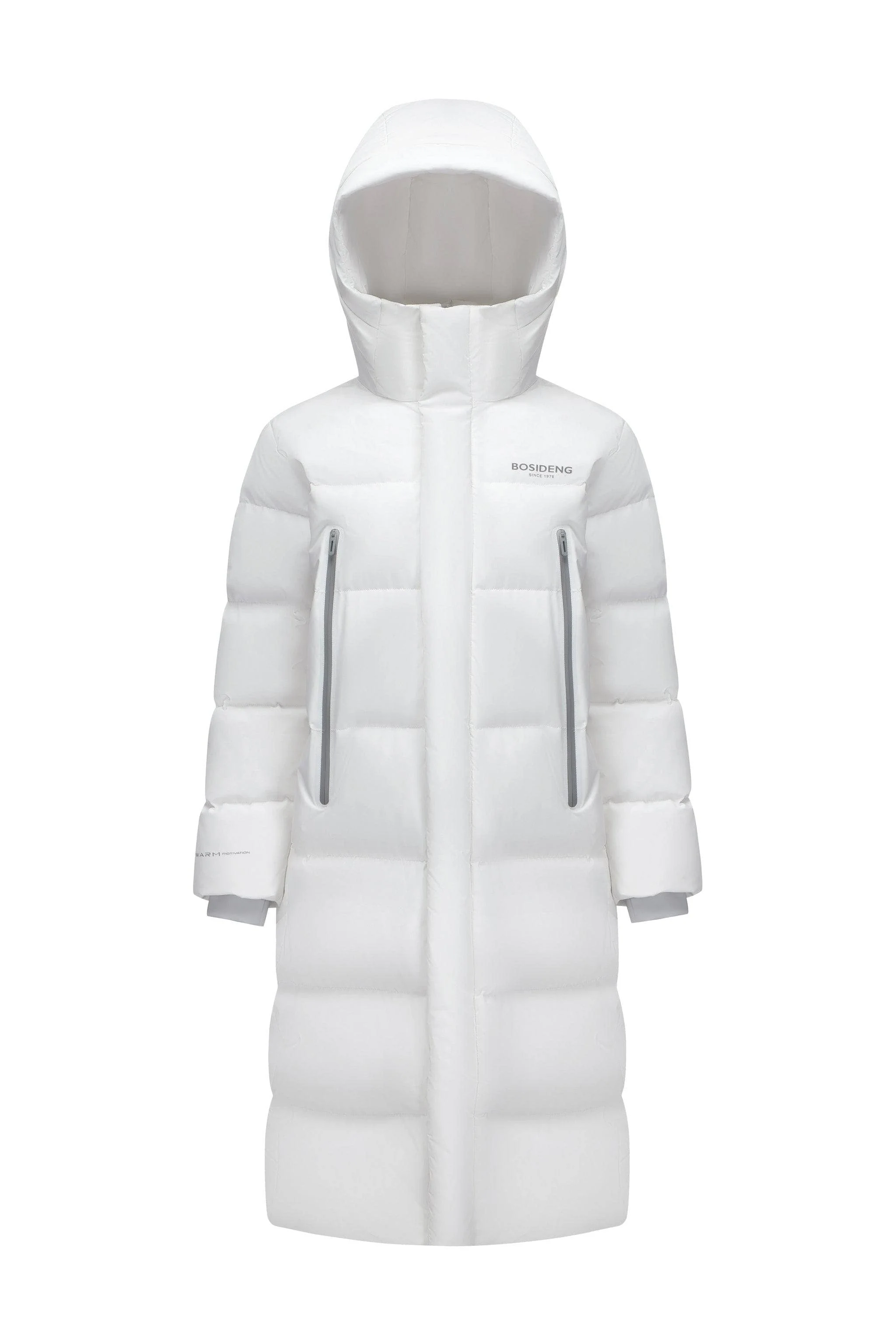 Full Length Sporty Style Hoody Down Coat - Image 6