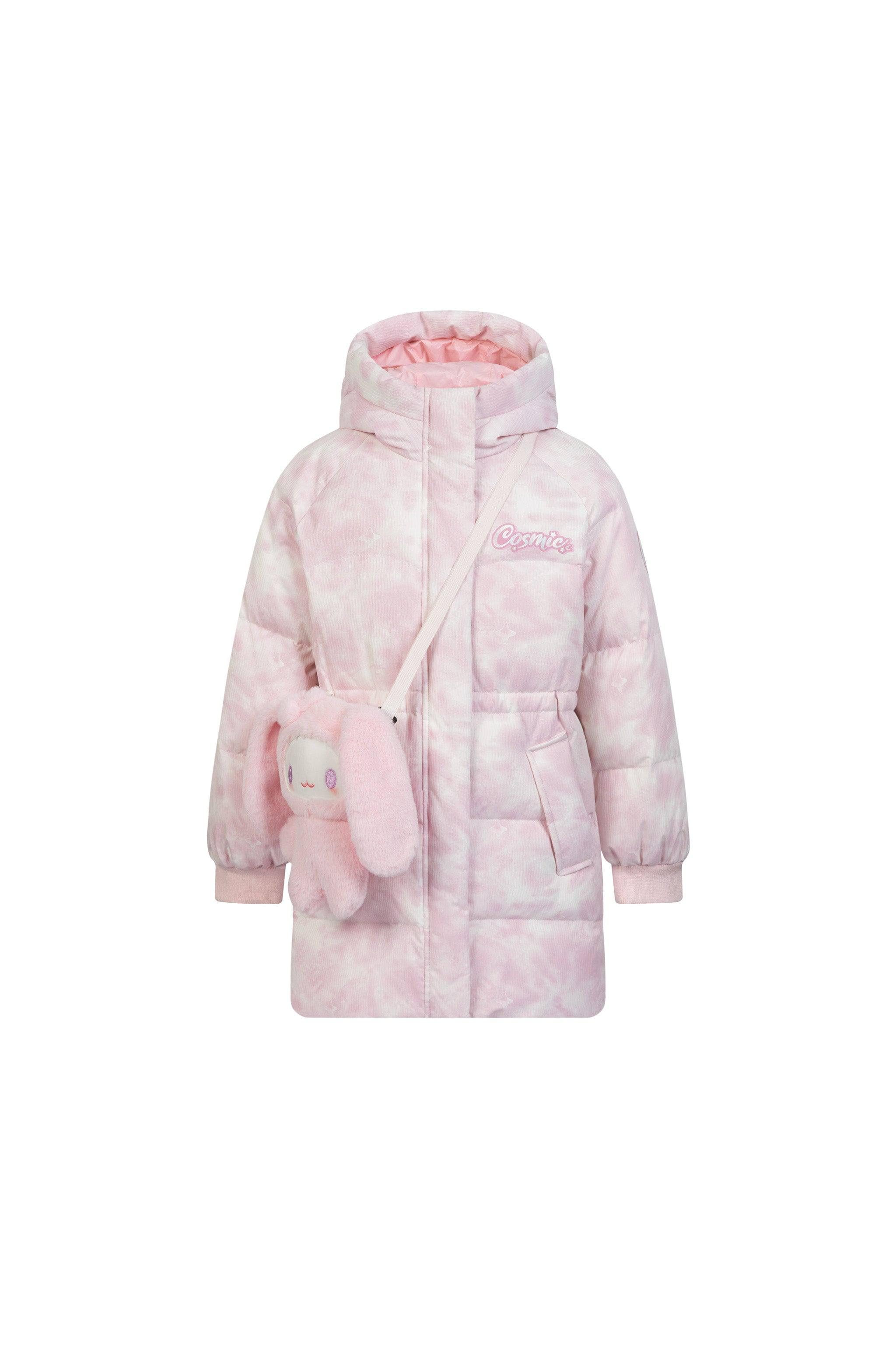 Girls Floppy Bunny Down Coat - Image 11
