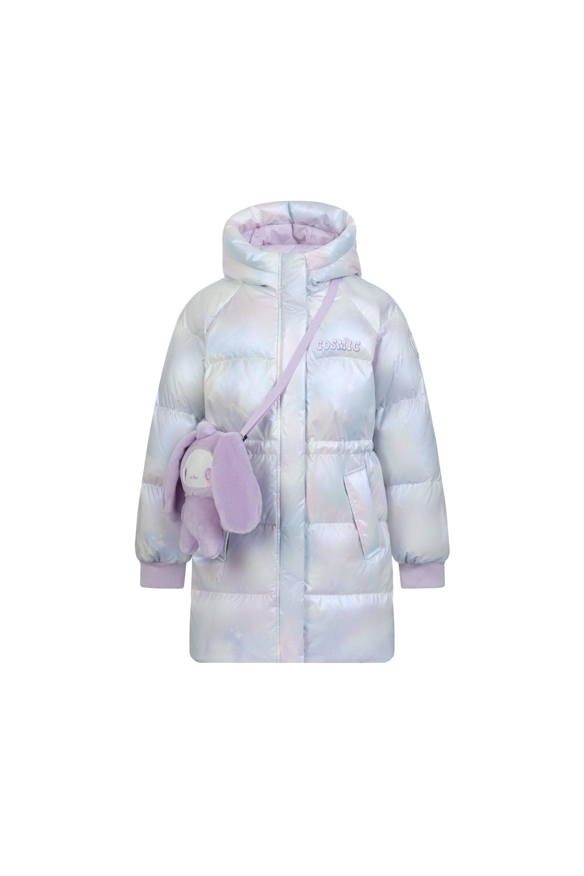 Girls Floppy Bunny Down Coat - Image 5