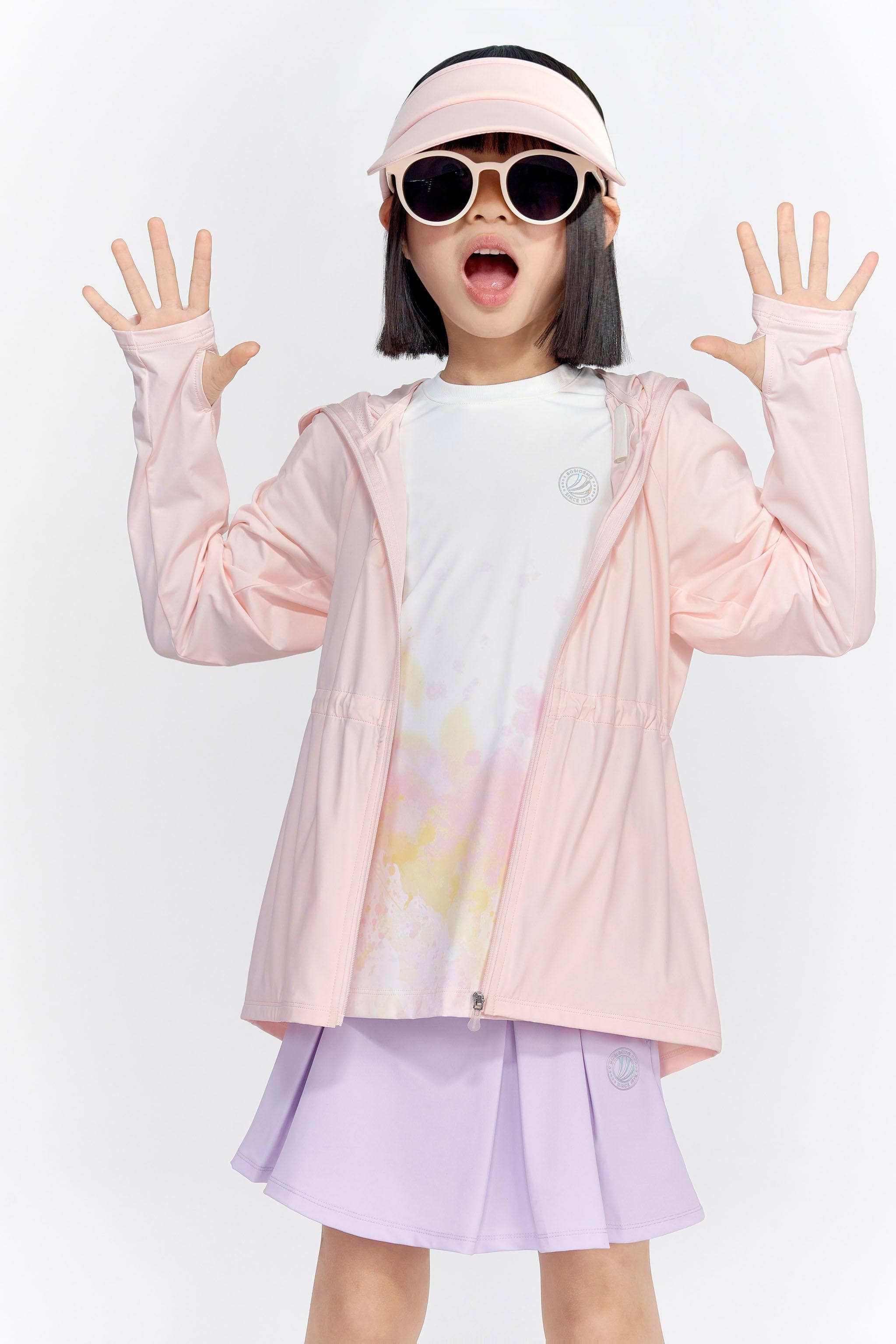 Girls UPF Protection Jacket with Drawstring - Image 13