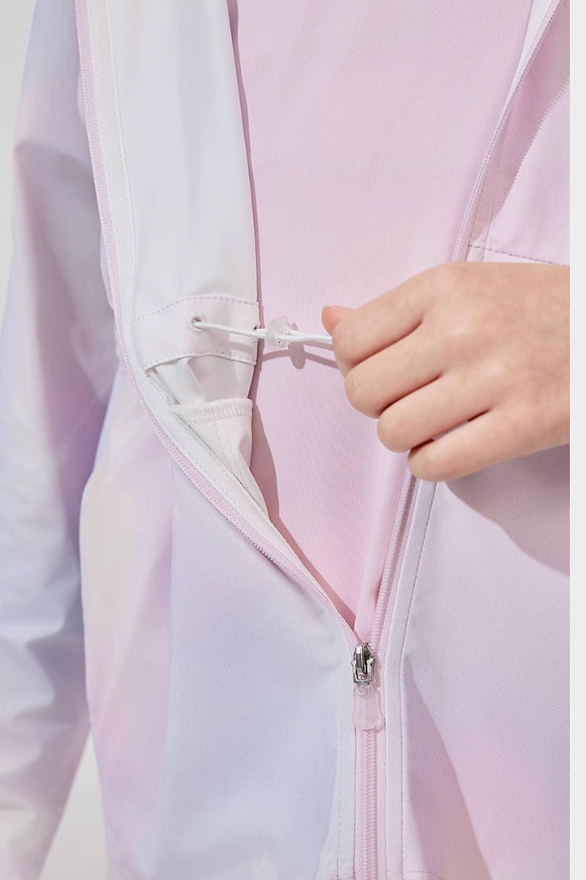 Girls UPF Protection Jacket with Drawstring - Image 6