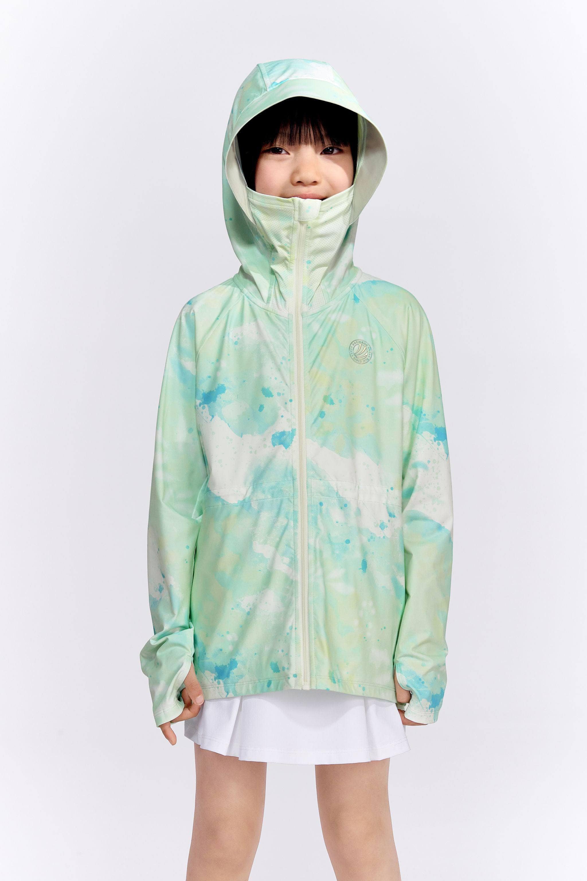 Girls UPF Protection Jacket with Drawstring - Image 7