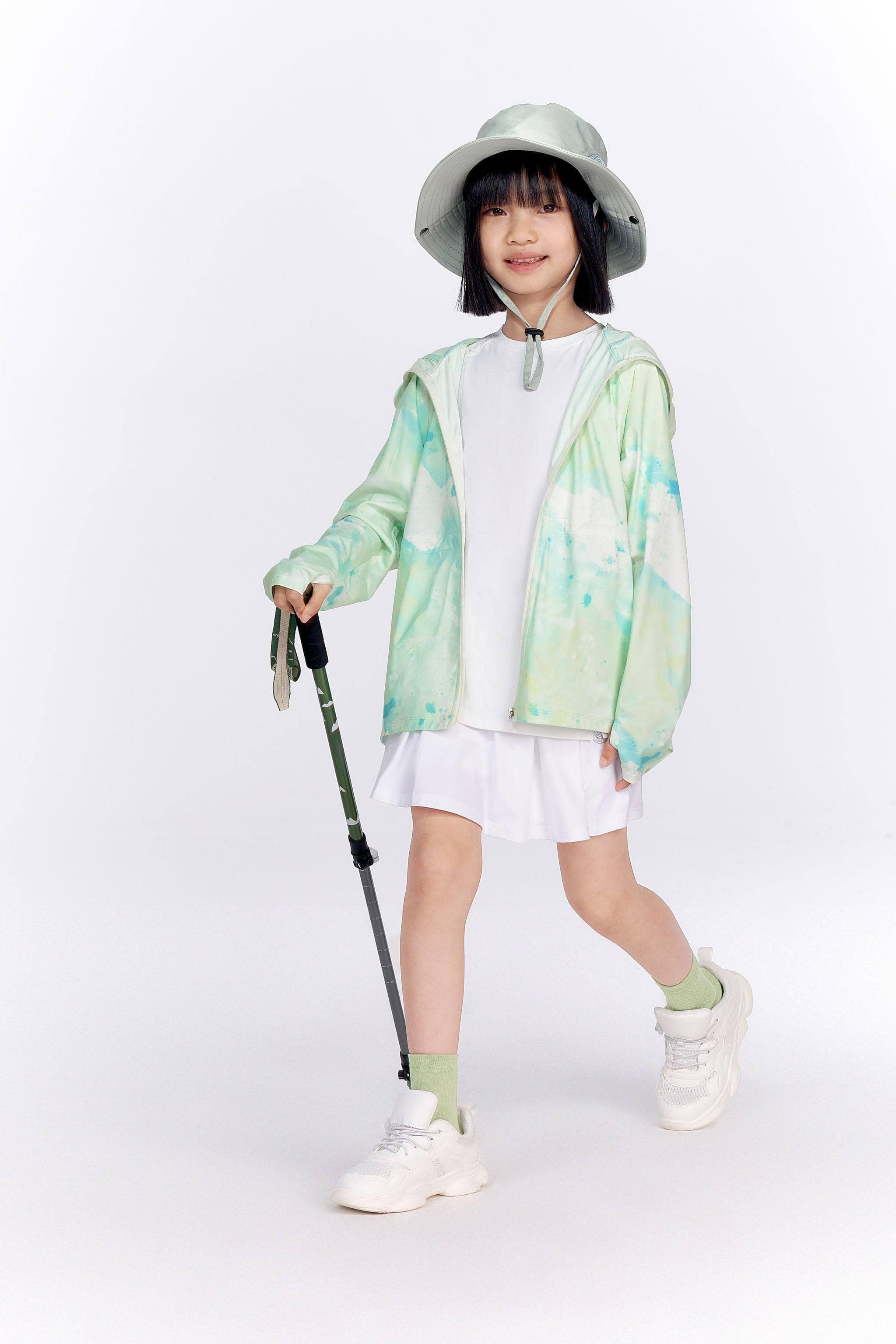 Girls UPF Protection Jacket with Drawstring - Image 9