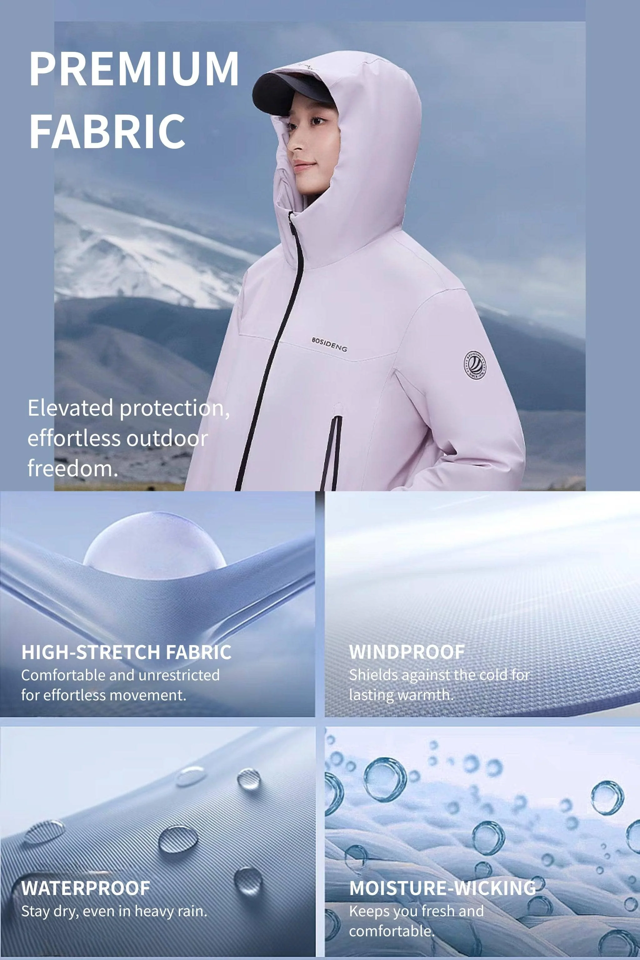 Goose Down Hoody Windstopper 2400 - Image 4