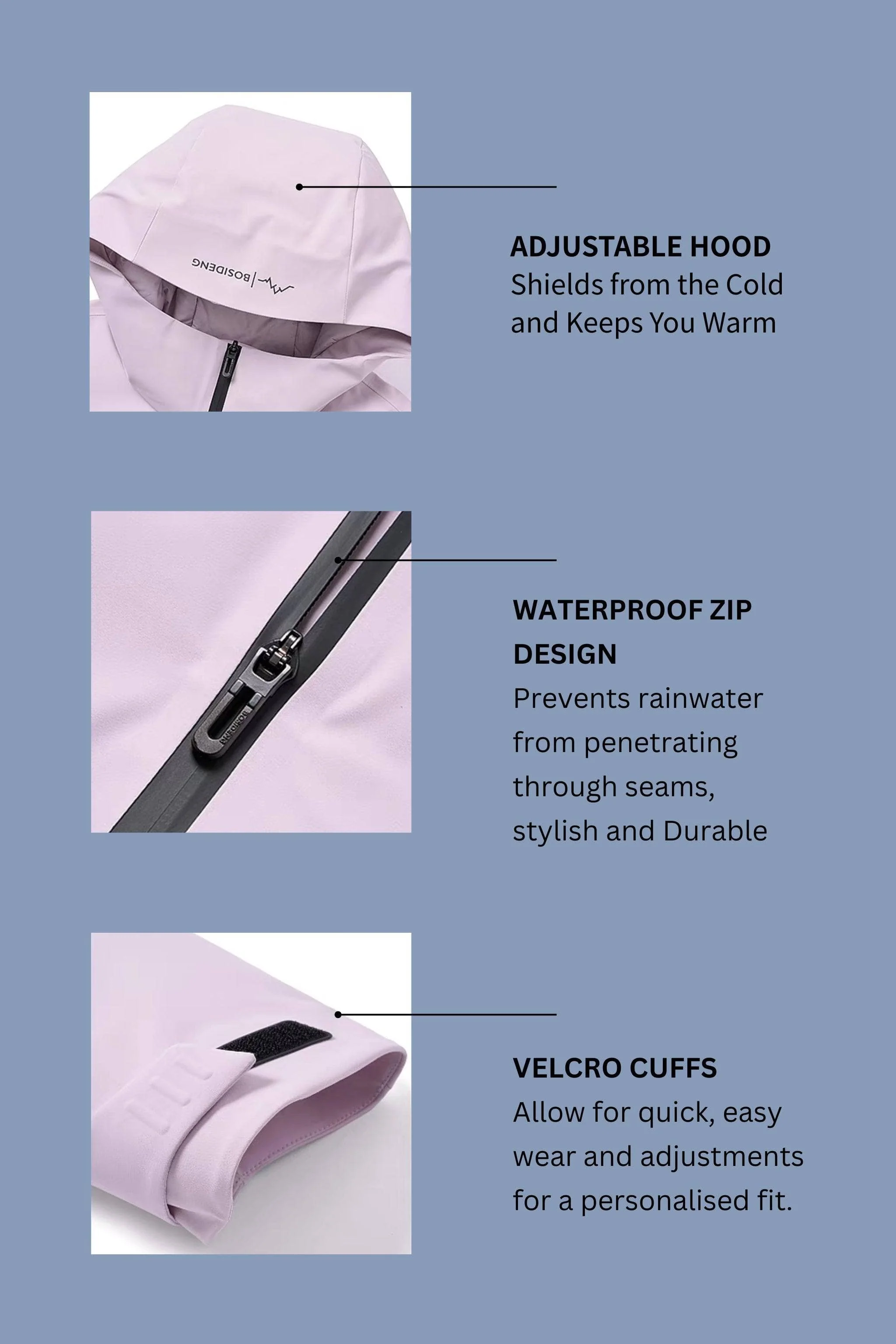 Goose Down Hoody Windstopper 2400 - Image 5