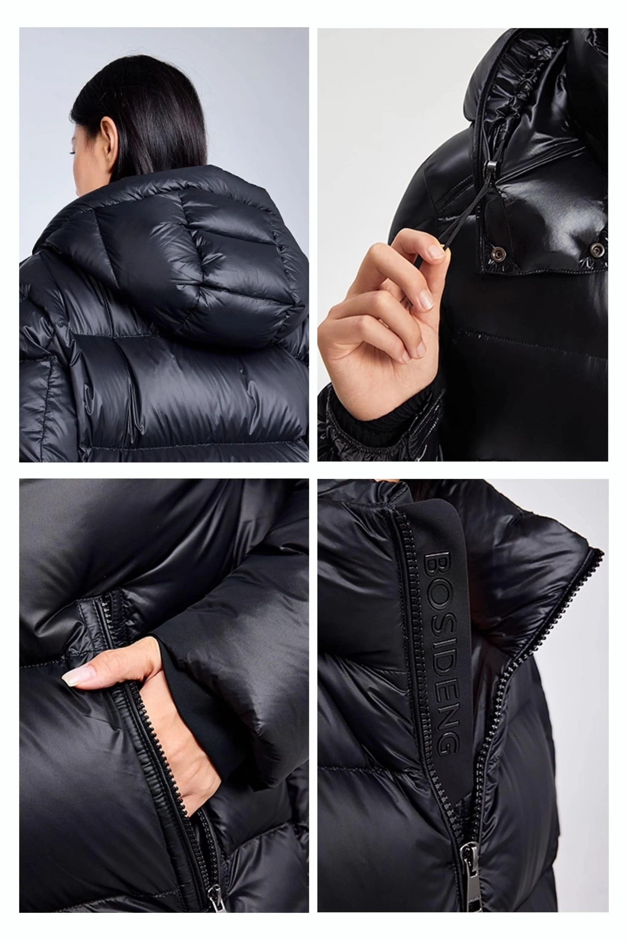 Goose Down Puffer With Hood 110 - Image 12