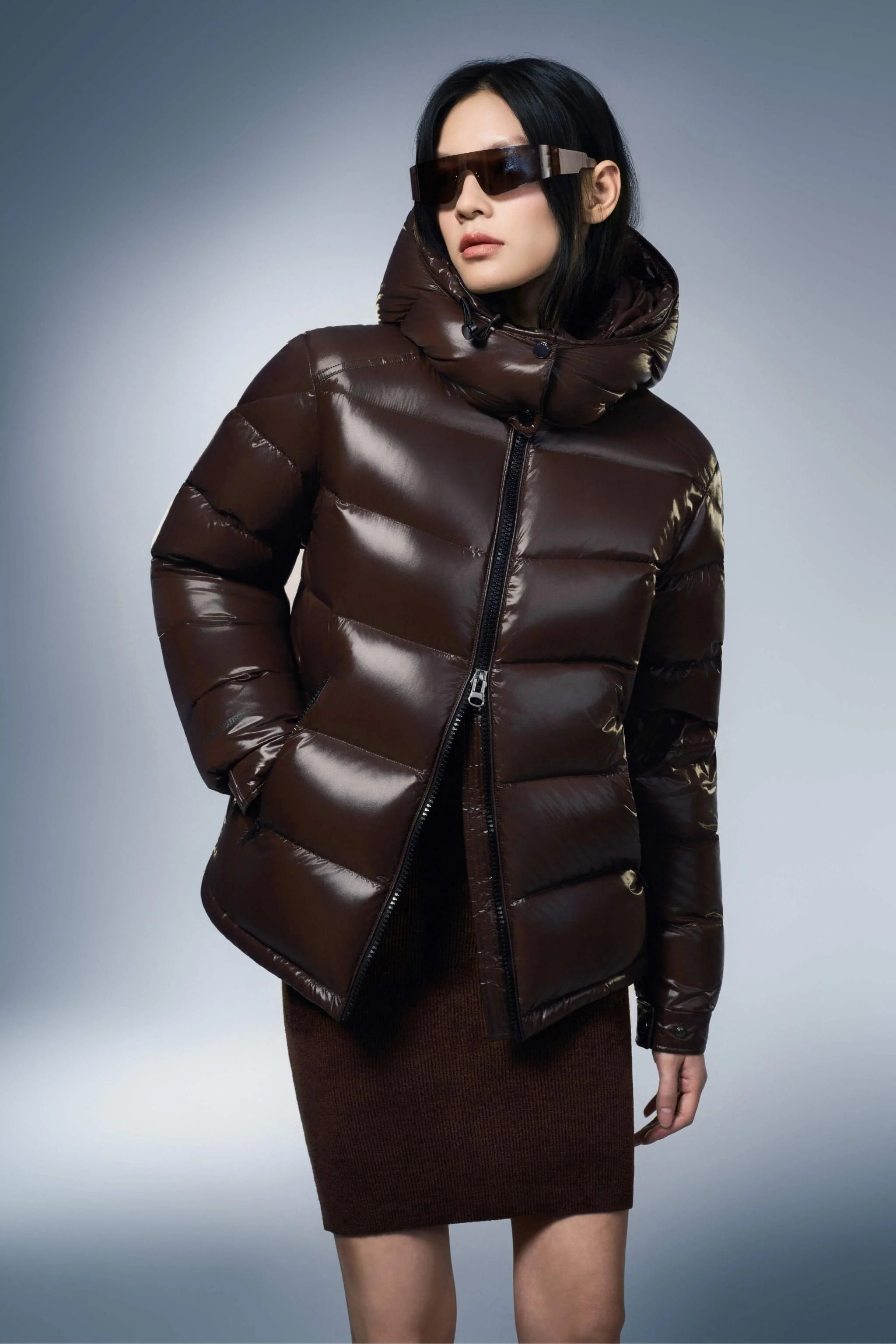 Goose Down Puffer With Hood 110 - Image 21