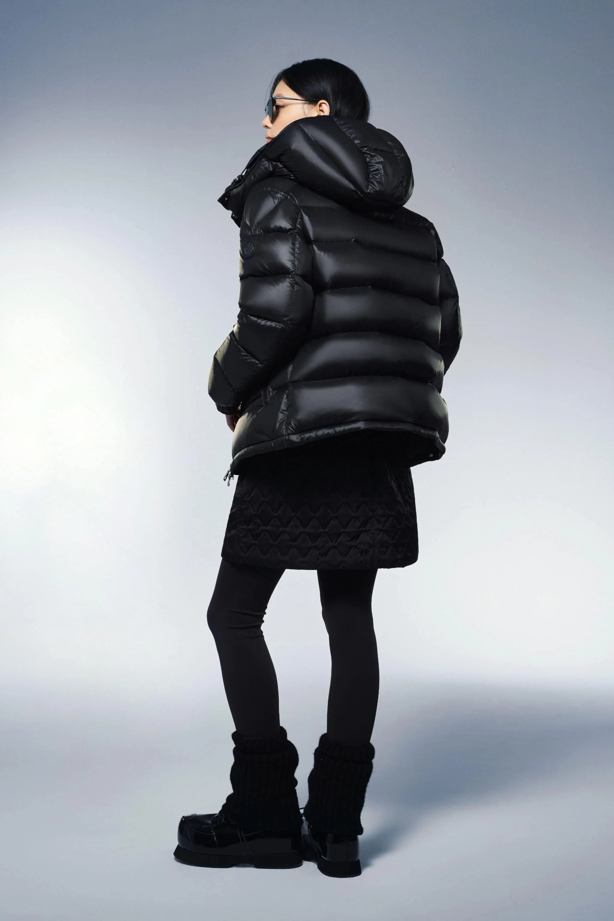 Goose Down Puffer With Hood 110 - Image 7
