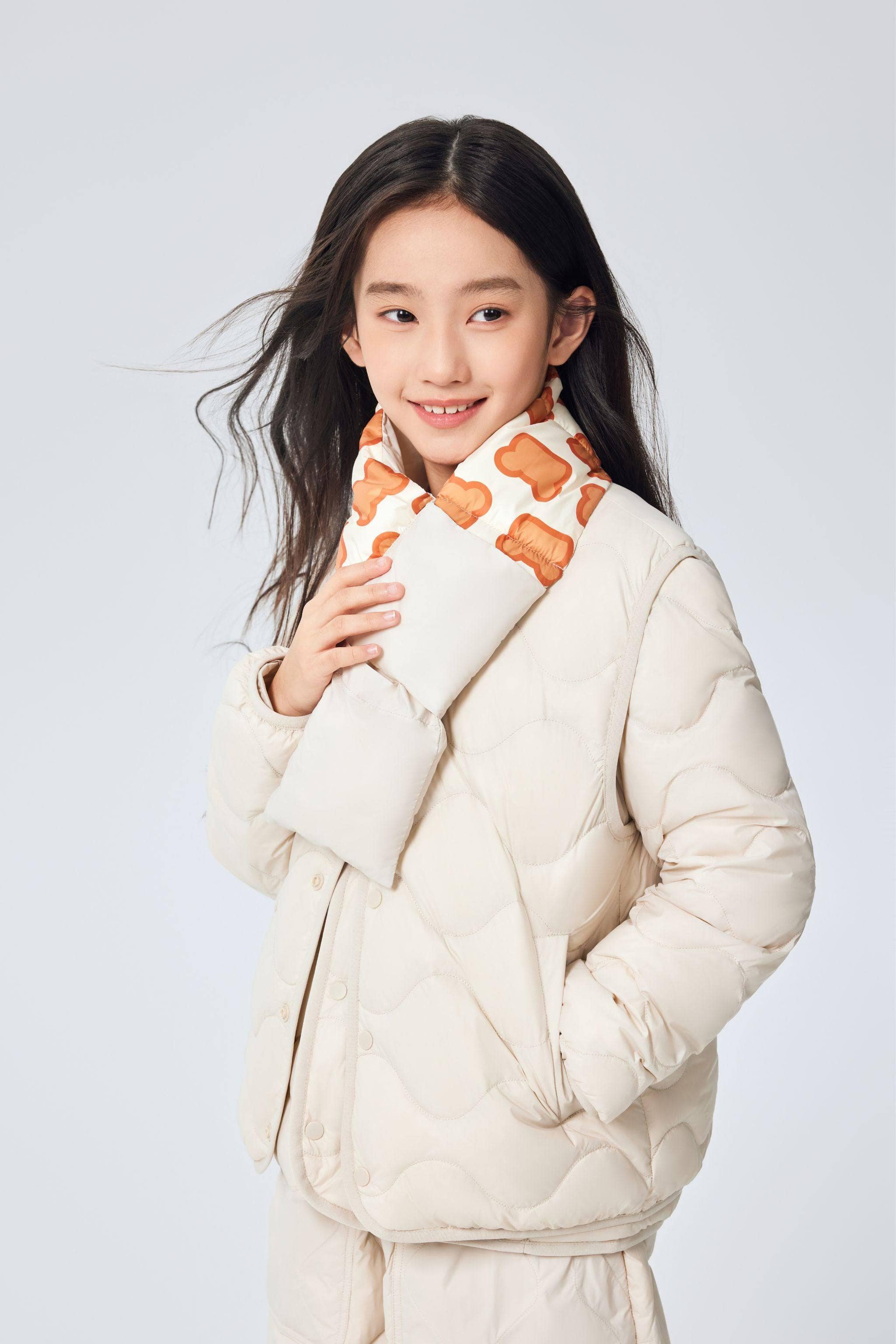 Junior Multi-Layer System Down Scarf 0020 - Image 11