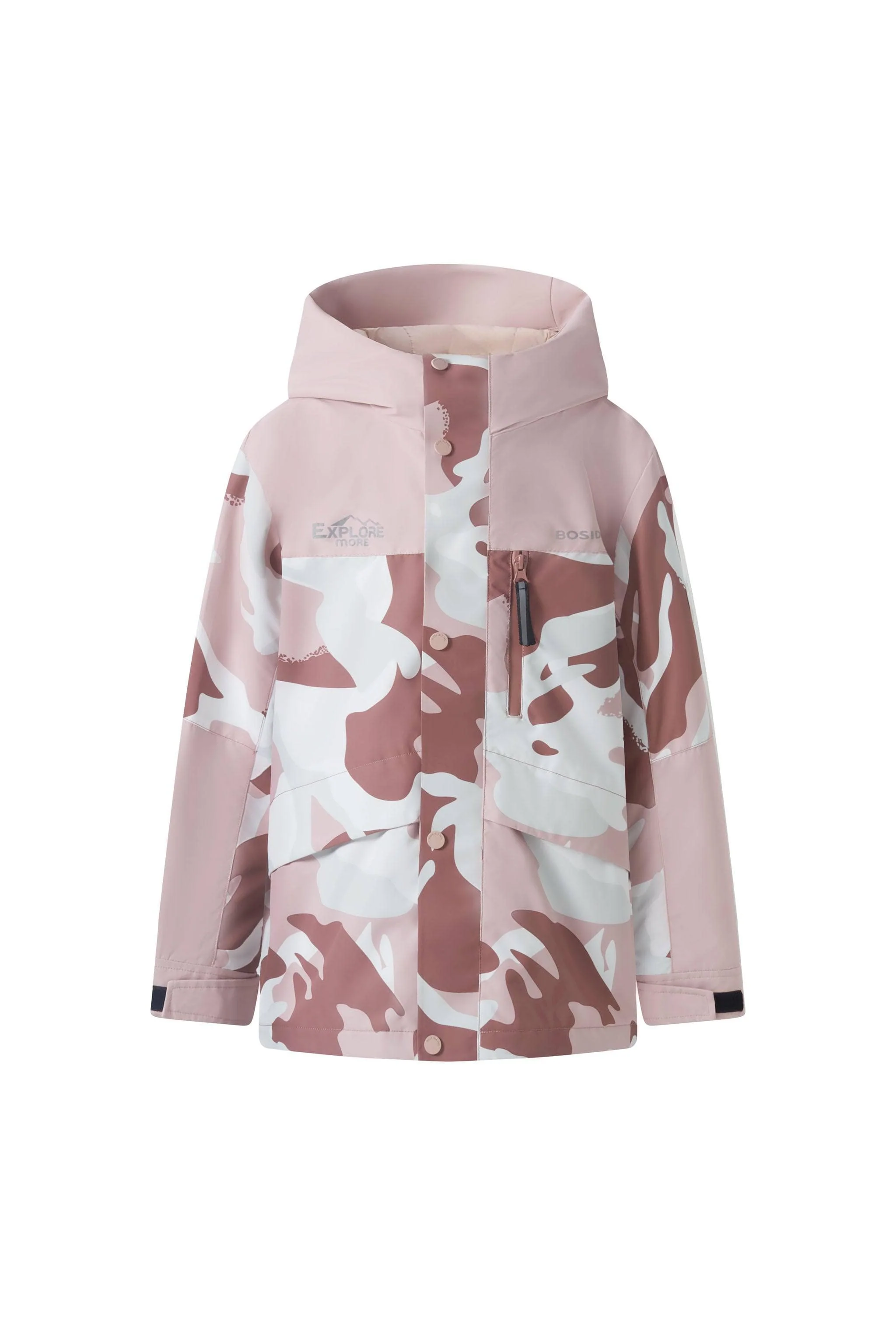 Kid's 3 in 1 Waterproof Hoody Down Jacket - Image 12