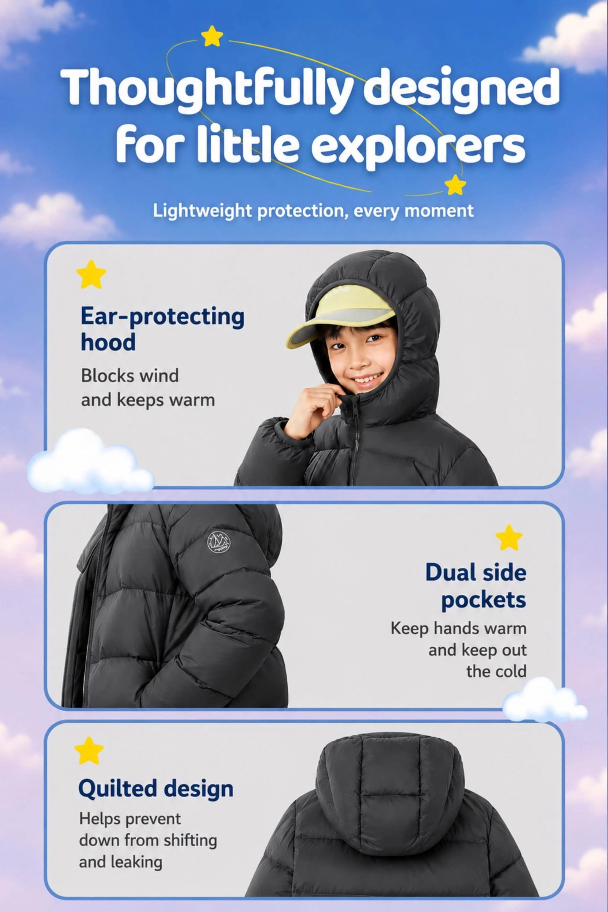 Kid's Everyday Down Jacket 3550 - Image 7