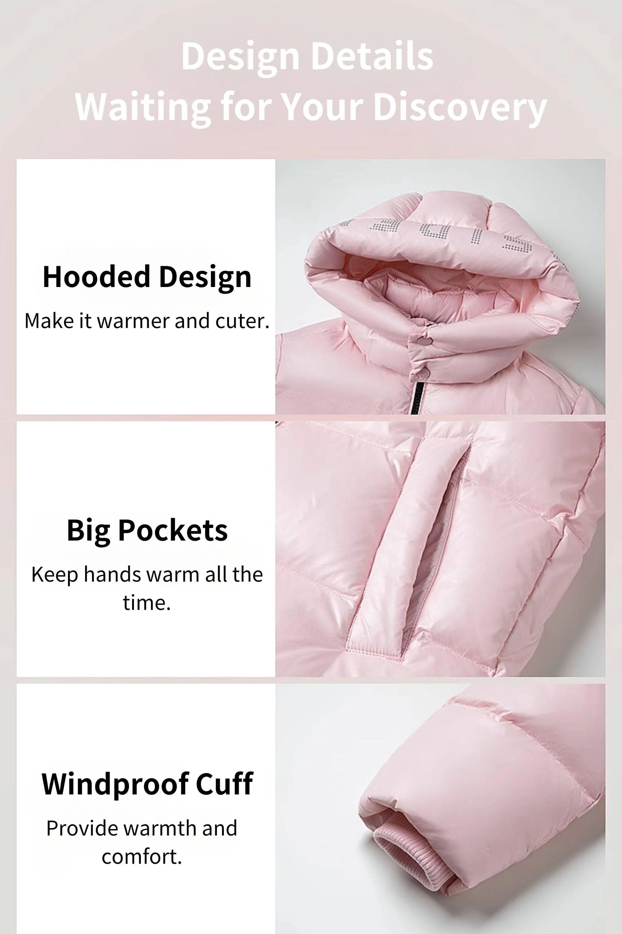 Kid's Hooded Puffer - Image 7