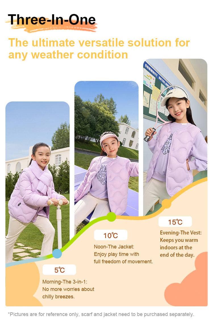 Kid's Multi-Layer System Down Jacket 5030 - Image 4