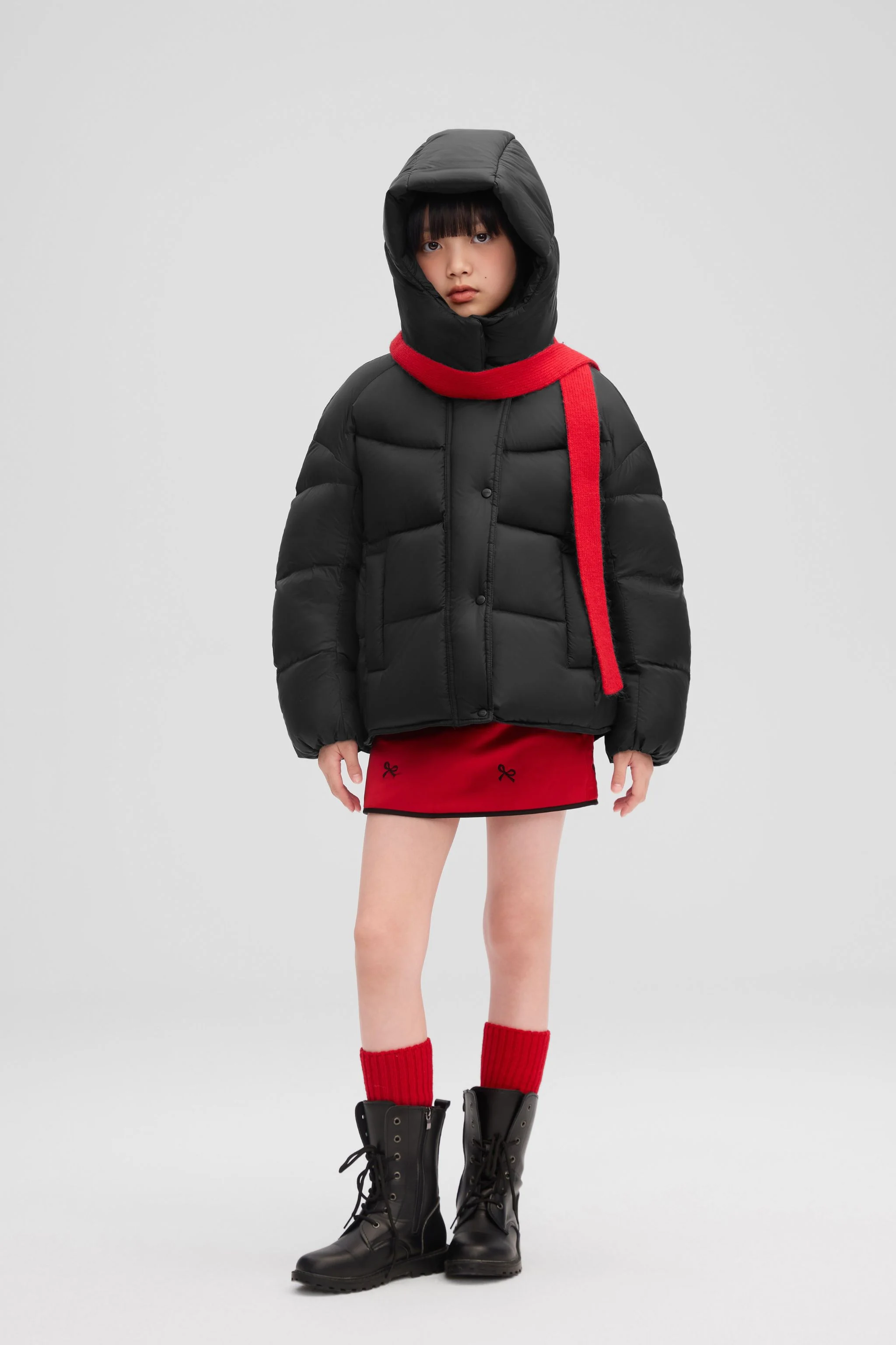 Kid's Short Down Puffer 102 - Image 4