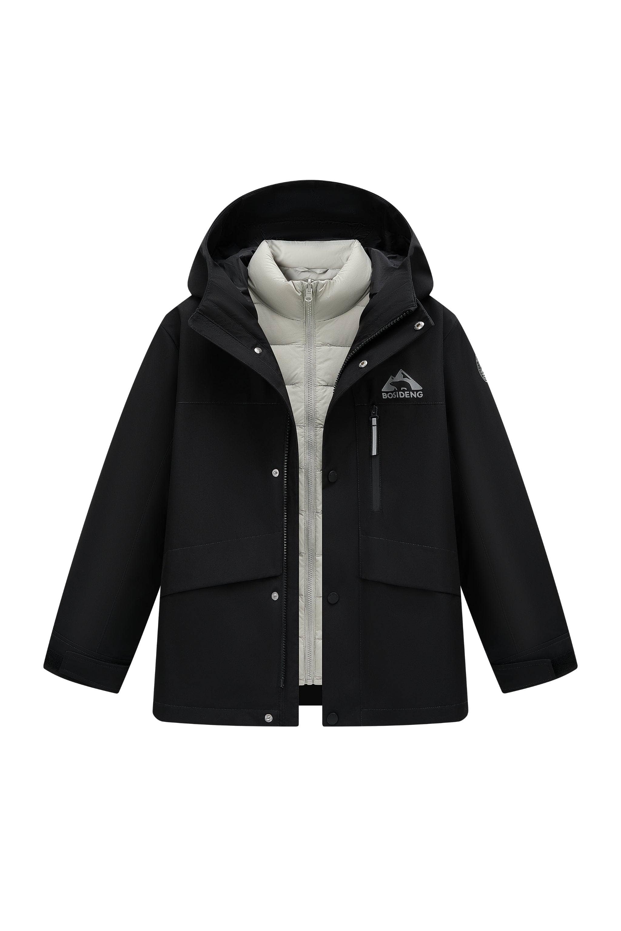 Kid's Three In One All Weather Down Jacket With Hood 1340 - Image 13
