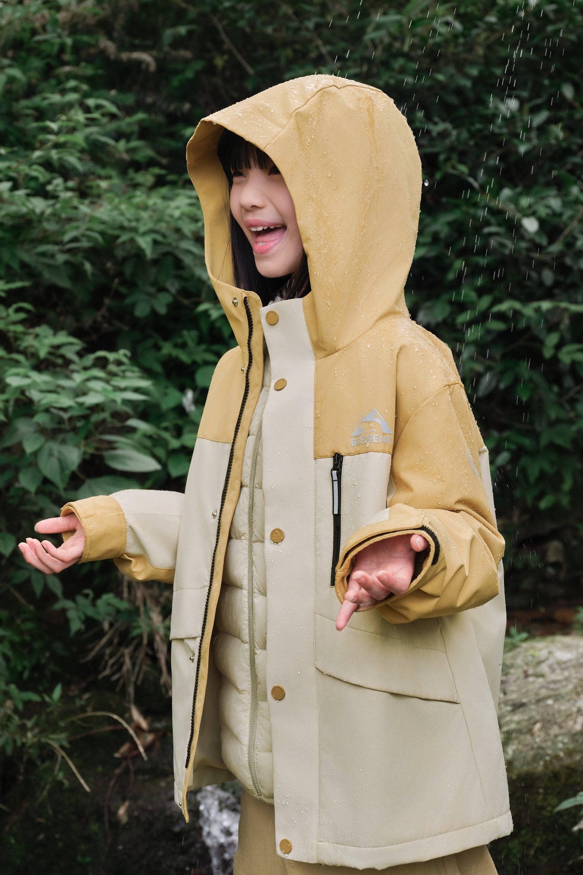 Kid's Three In One All Weather Down Jacket With Hood 1340 - Image 17