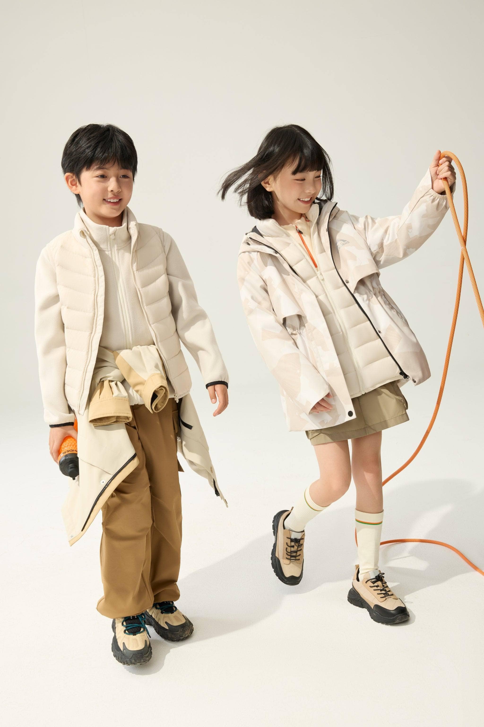 Kid's Three In One All Weather Down Jacket With Hood 1340 - Image 18