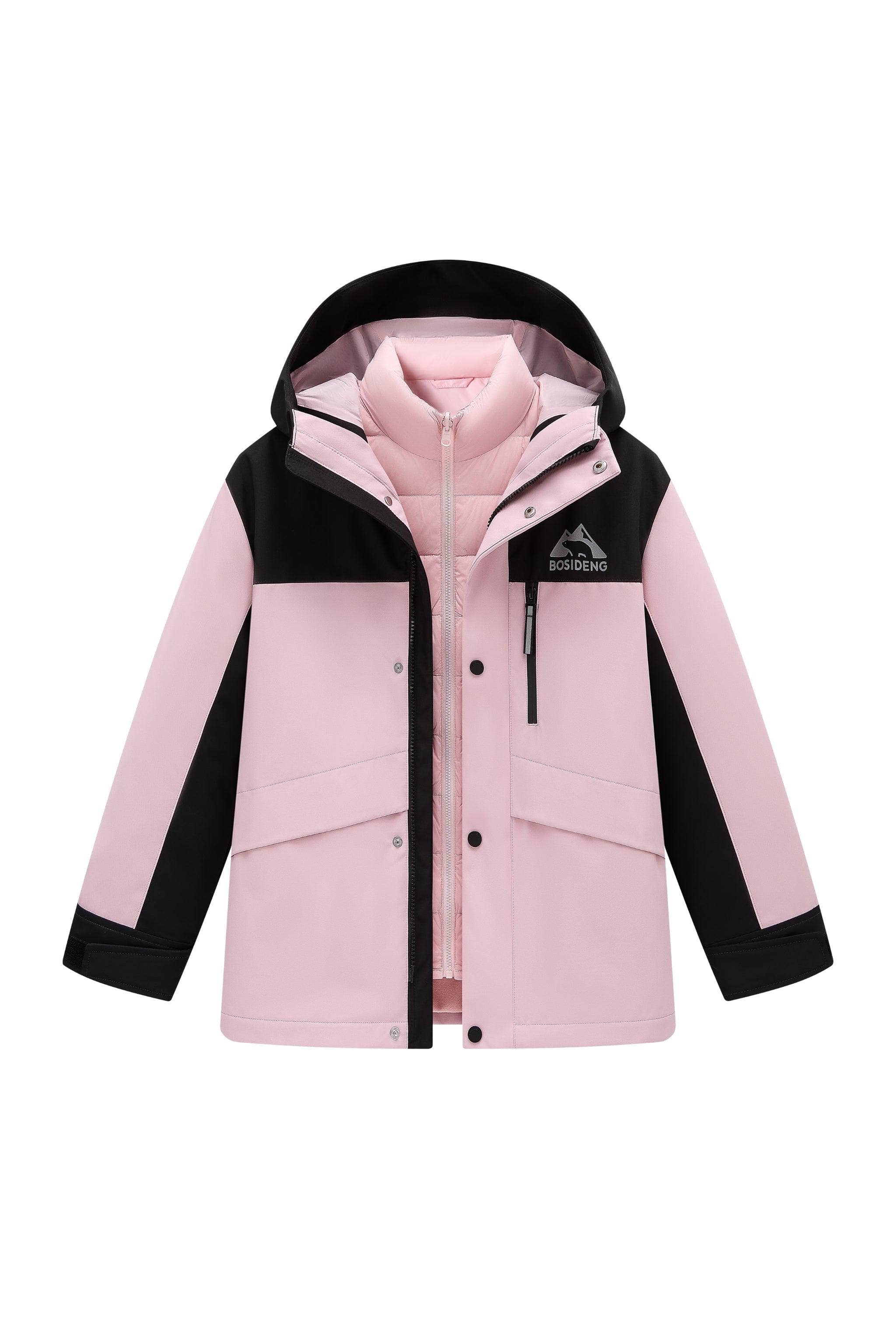 Kid's Three In One All Weather Down Jacket With Hood 1340 - Image 4