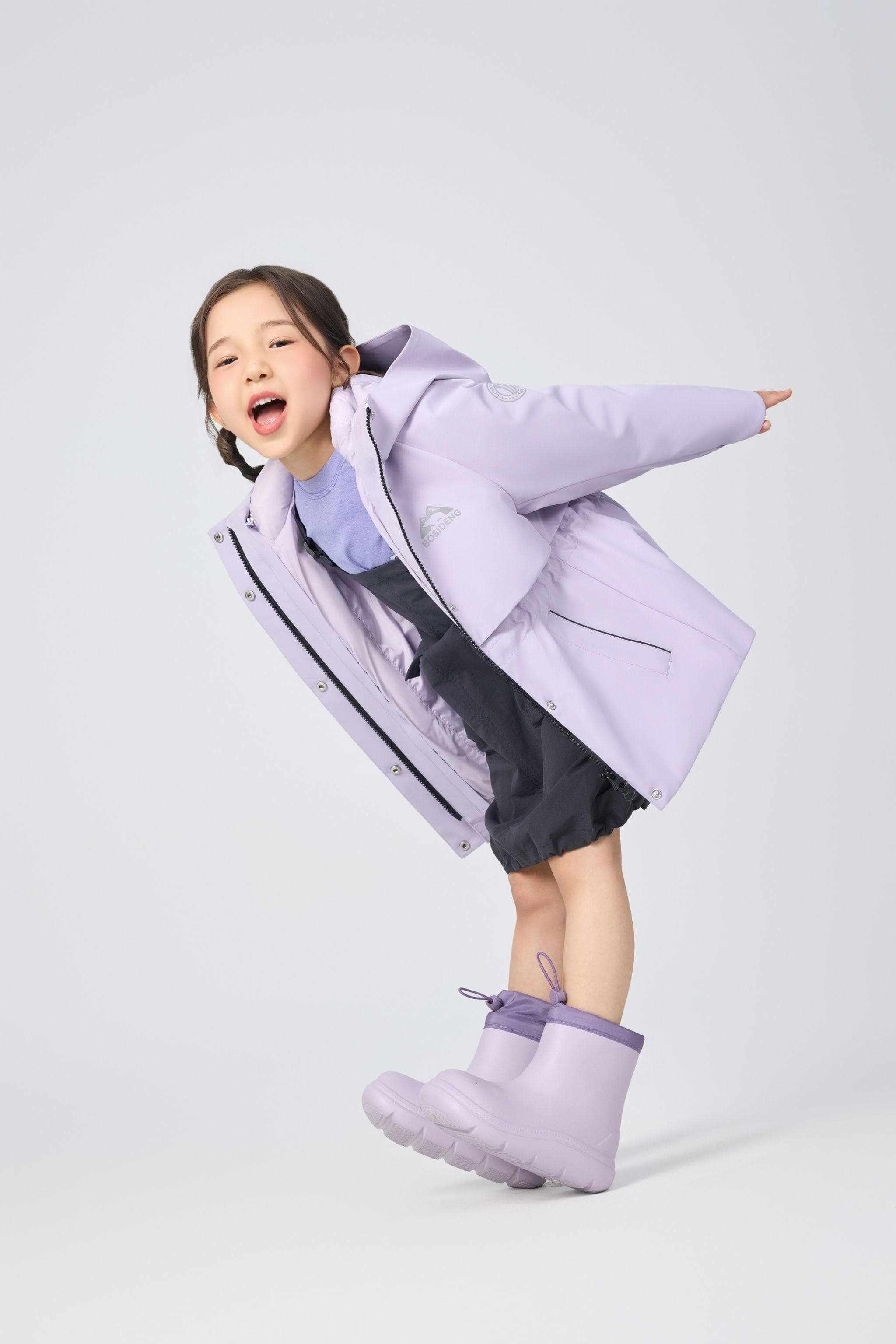 Kid's 3-in-1 All Weather Down Jacket With Hood 1342 - Image 3