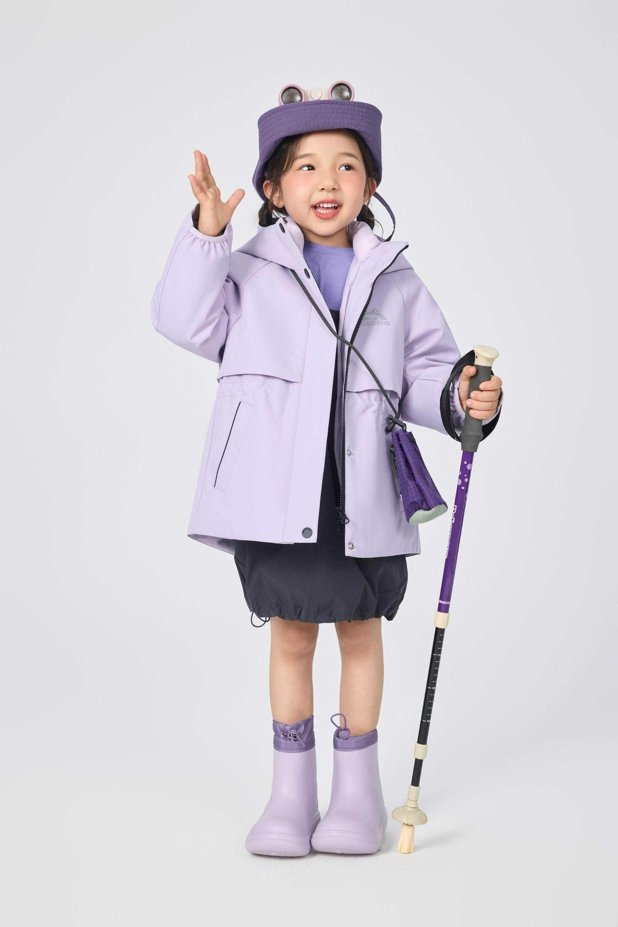 Kid's 3-in-1 All Weather Down Jacket With Hood 1342 - Image 4
