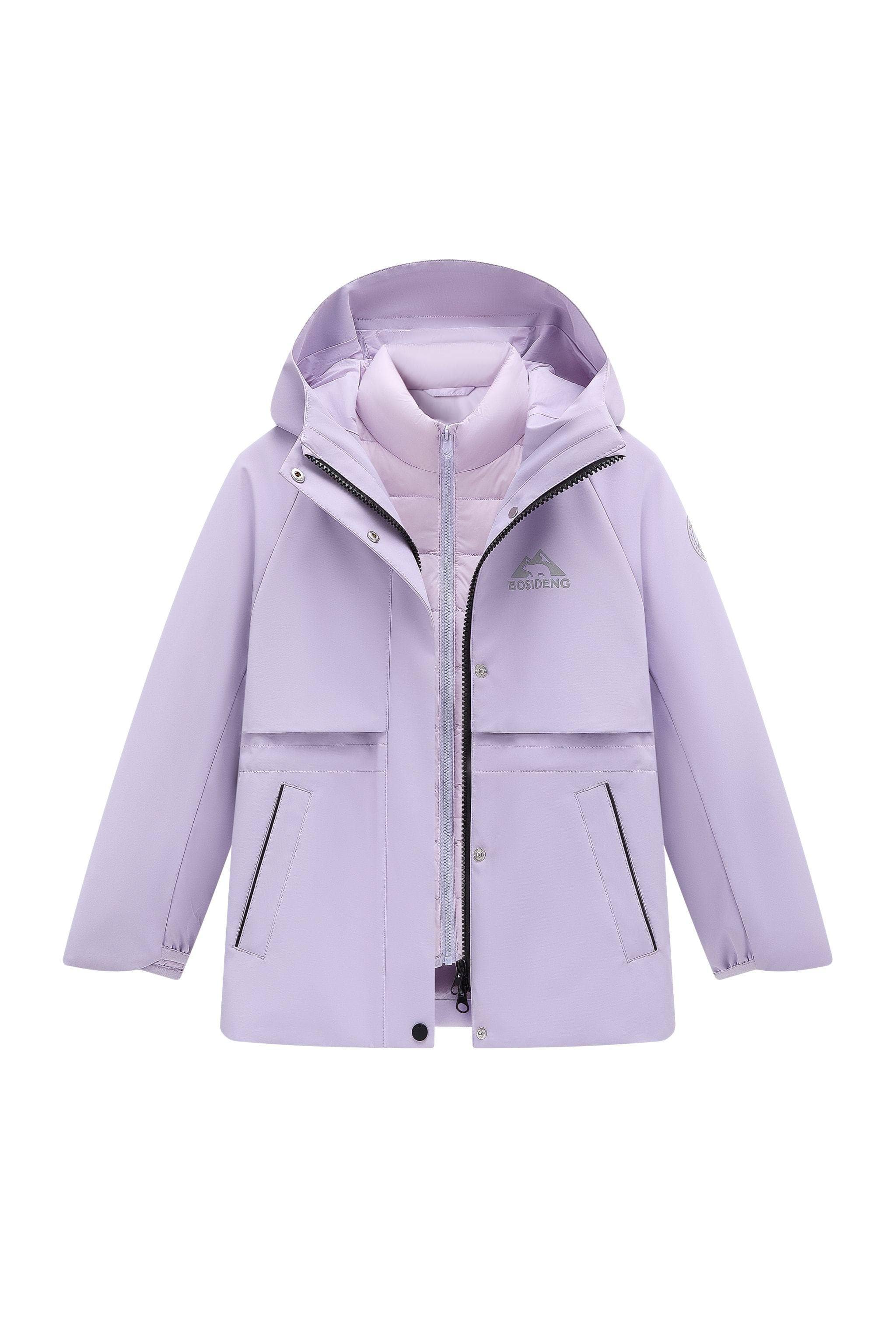 Kid's 3-in-1 All Weather Down Jacket With Hood 1342 - Image 7