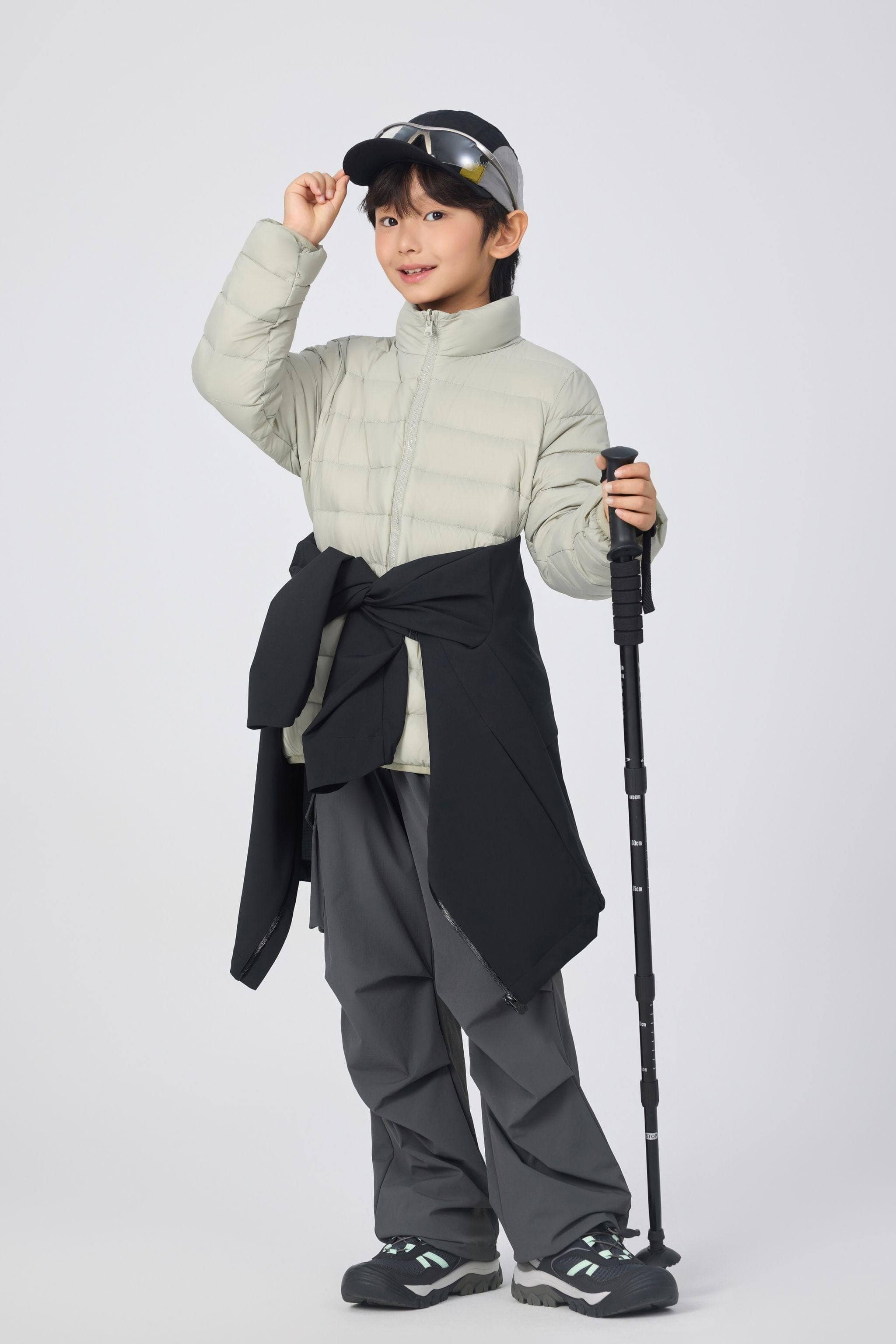 Kid's 3-in-1 All Weather Down Jacket With Hood 1350 - Image 3