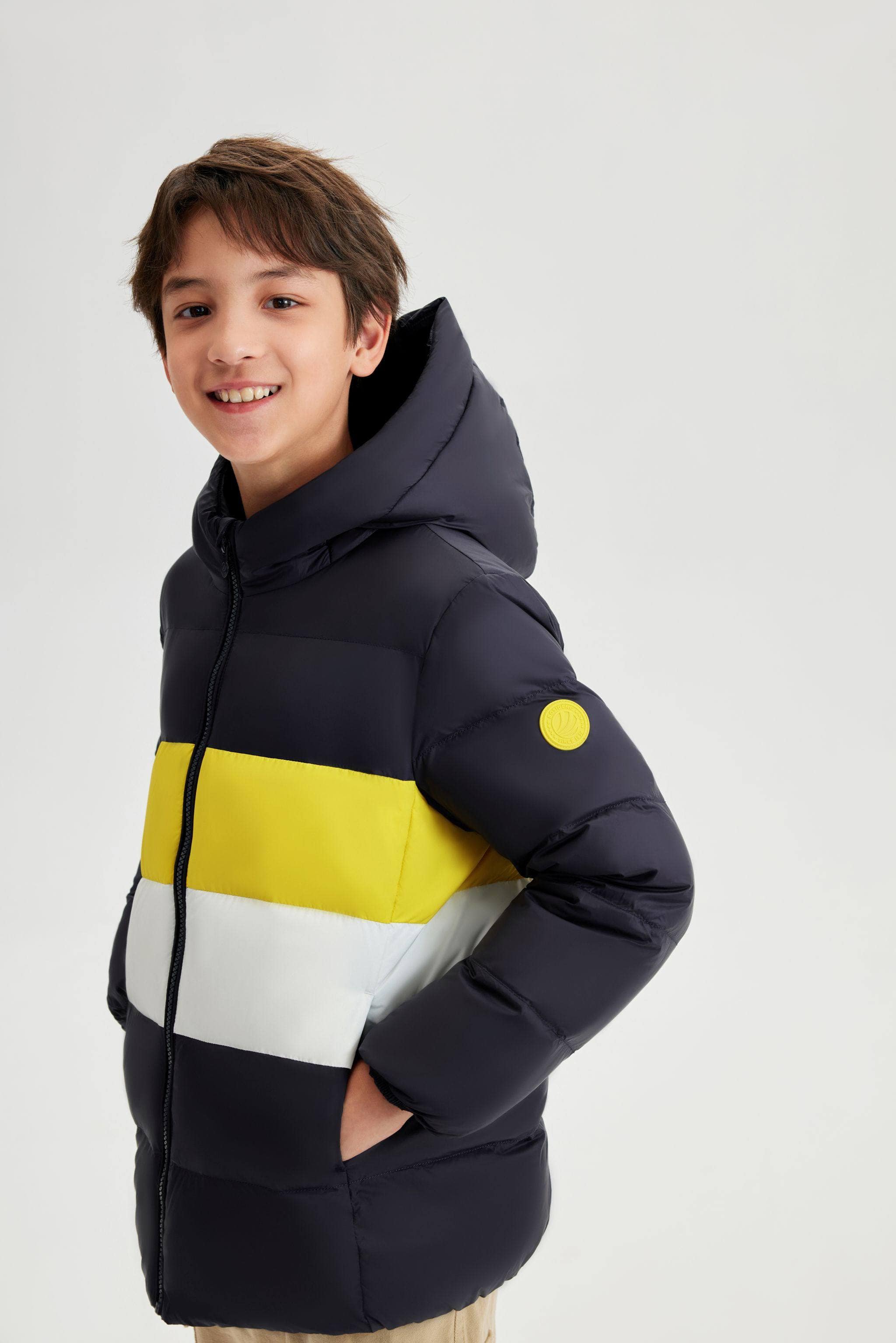 Kid's Down Jacket With Hood - Image 14