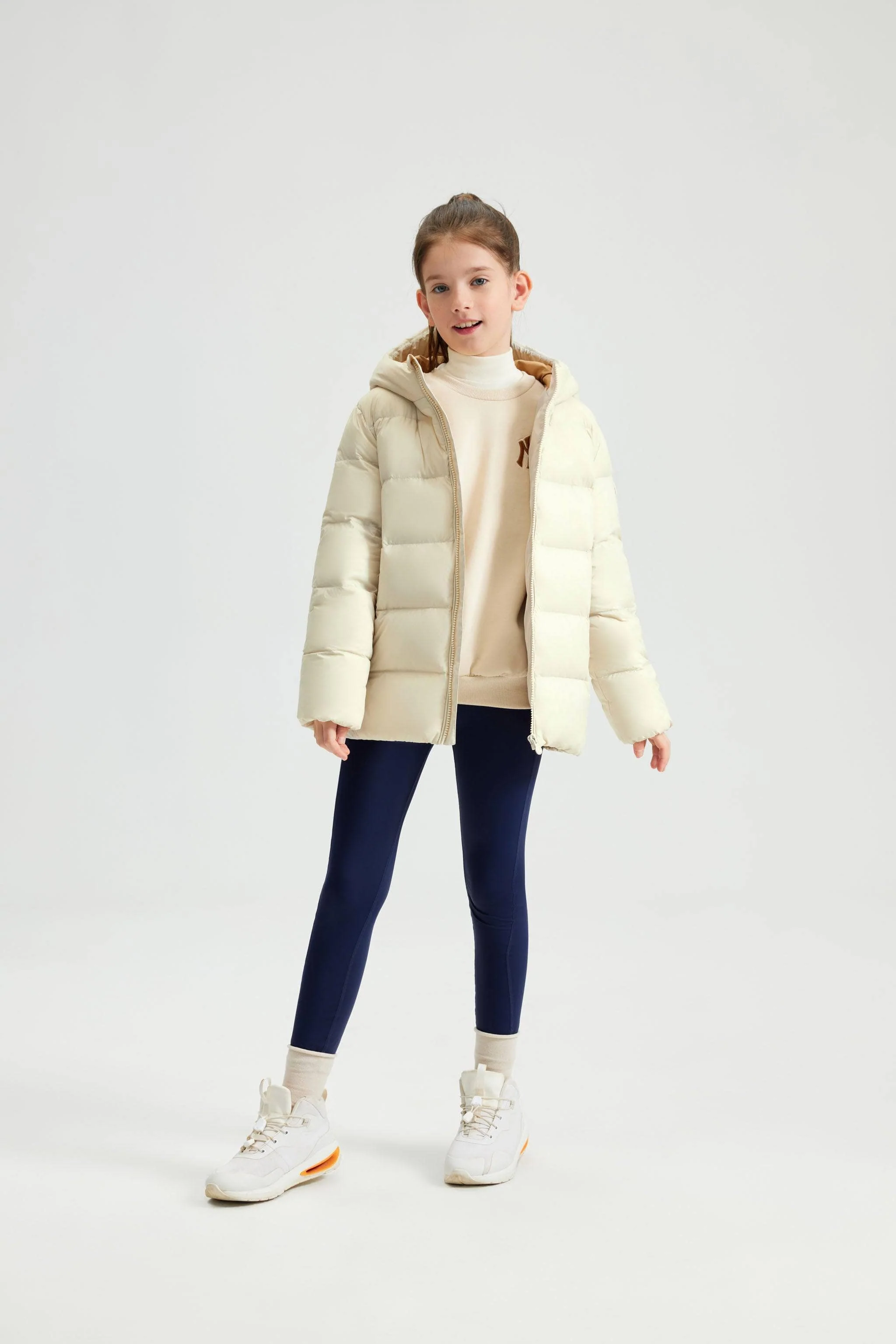 Kid's Down Jacket With Hood - Image 20