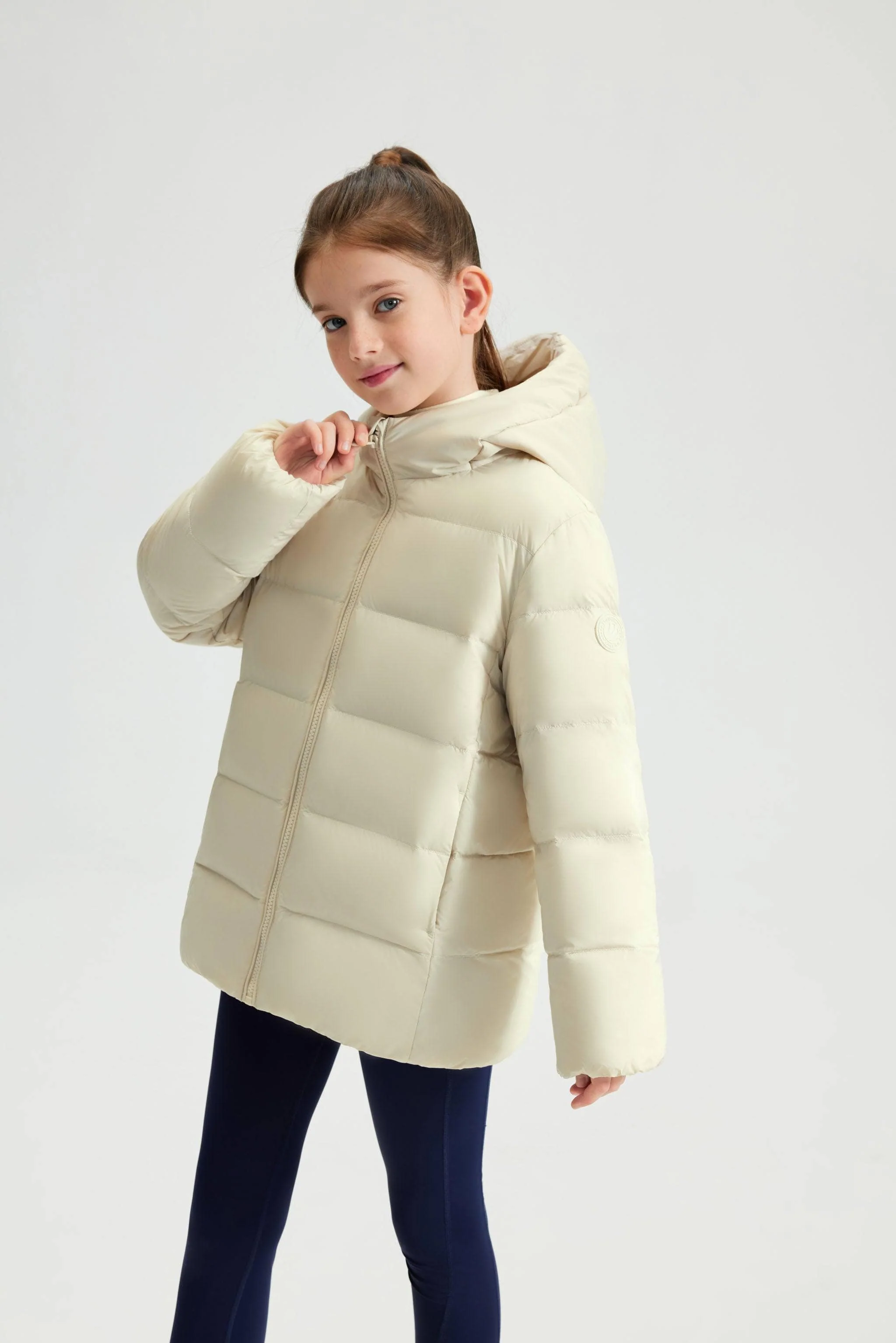 Kid's Down Jacket With Hood - Image 21