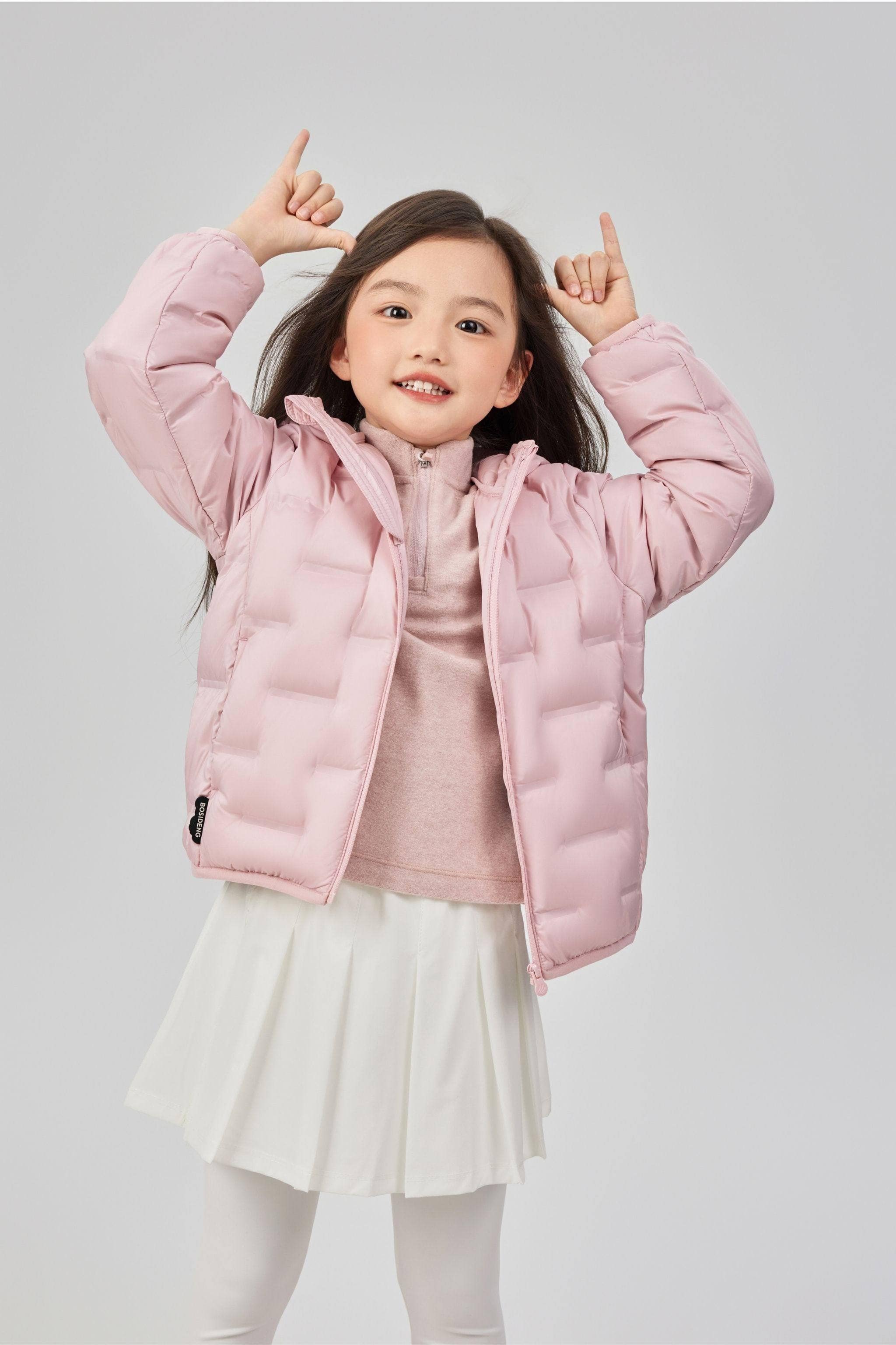 Kid's Versatile Layering Down Jacket With Hood 5040 - Image 25