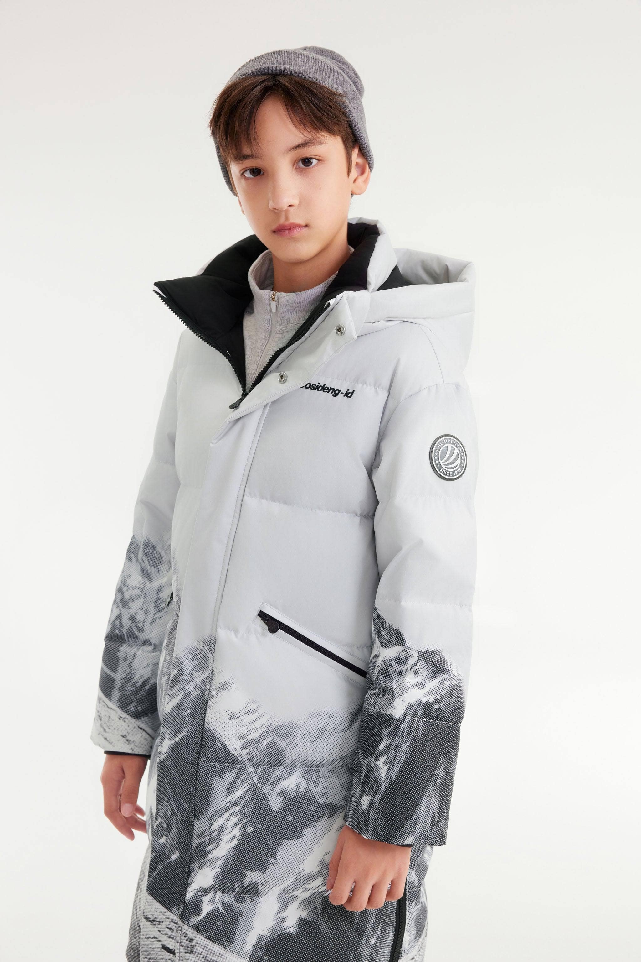 Kids Snow Mountain Down Parka with Hood - Image 4