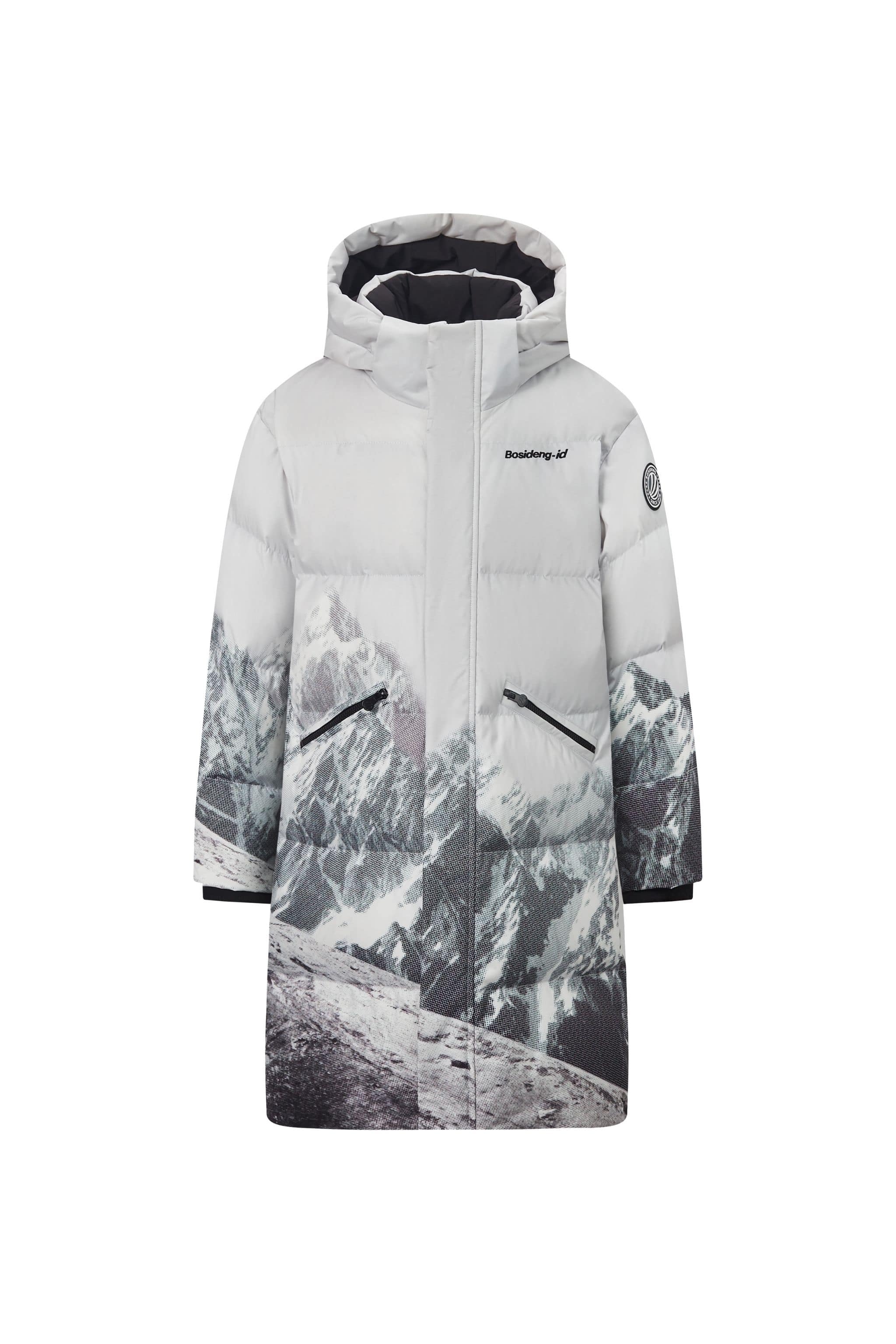Kids Snow Mountain Down Parka with Hood - Image 6