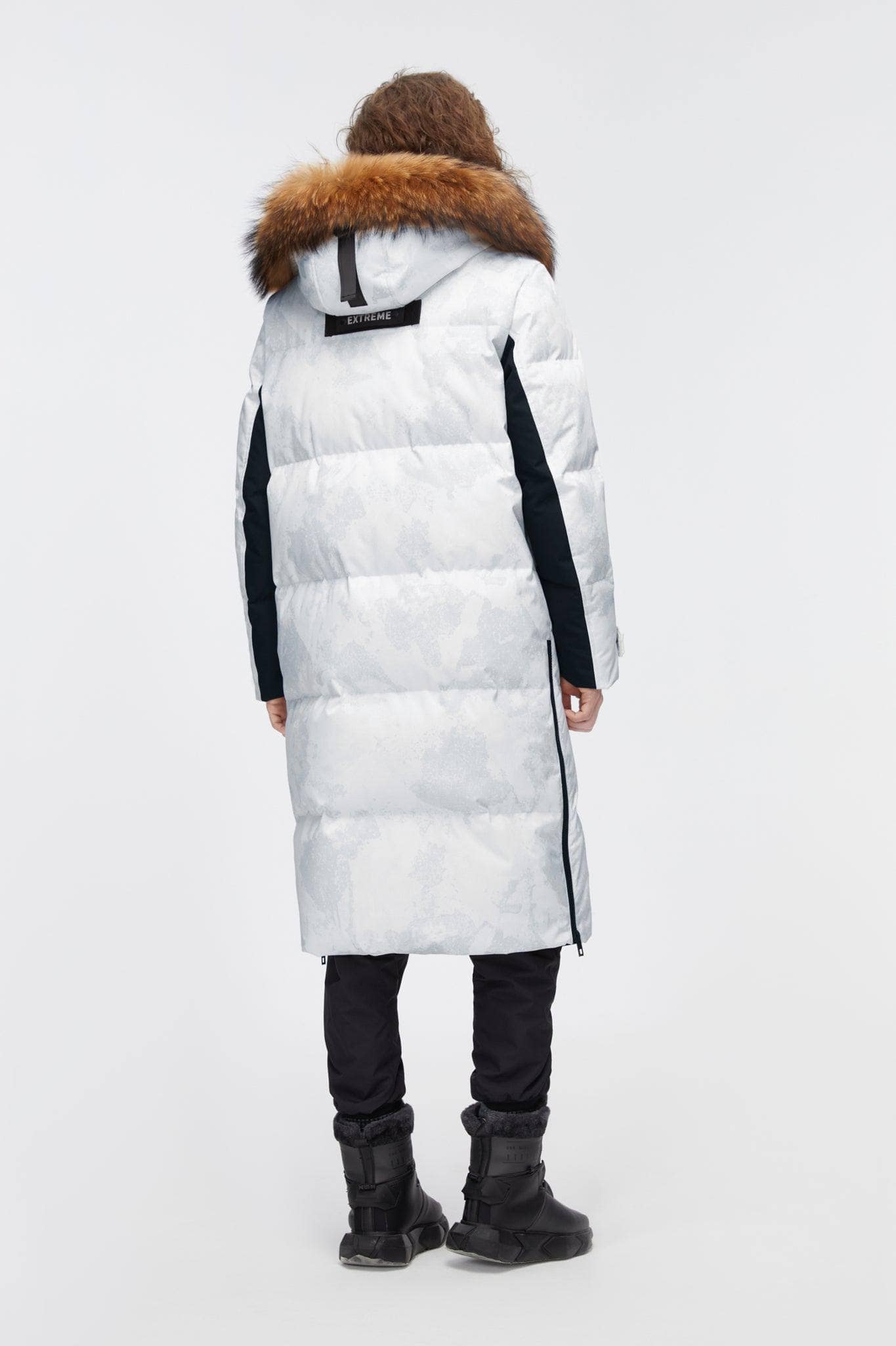 Long Goose Down Jacket With Hood - Image 13