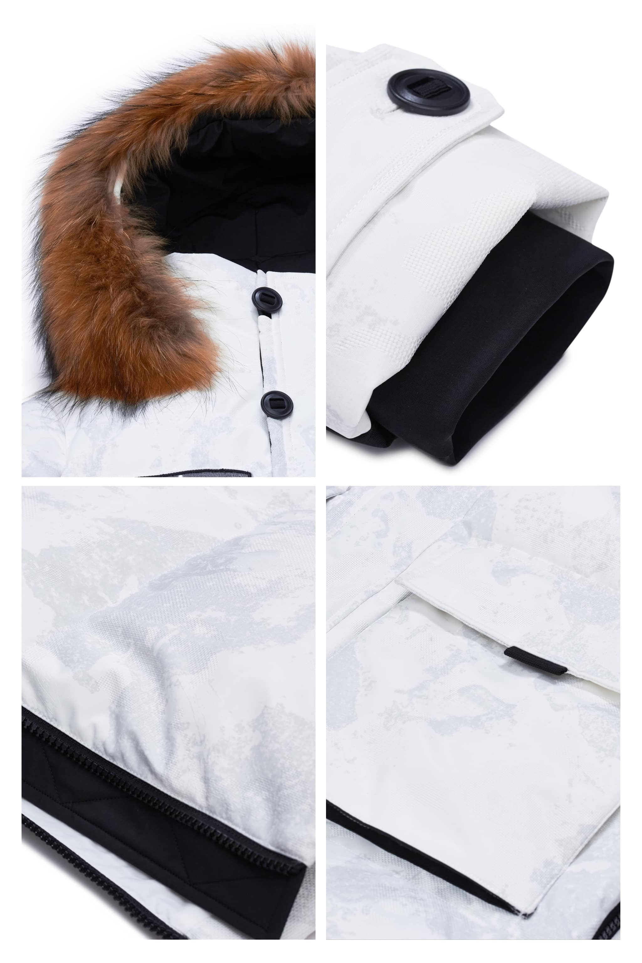Long Goose Down Jacket With Hood - Image 16