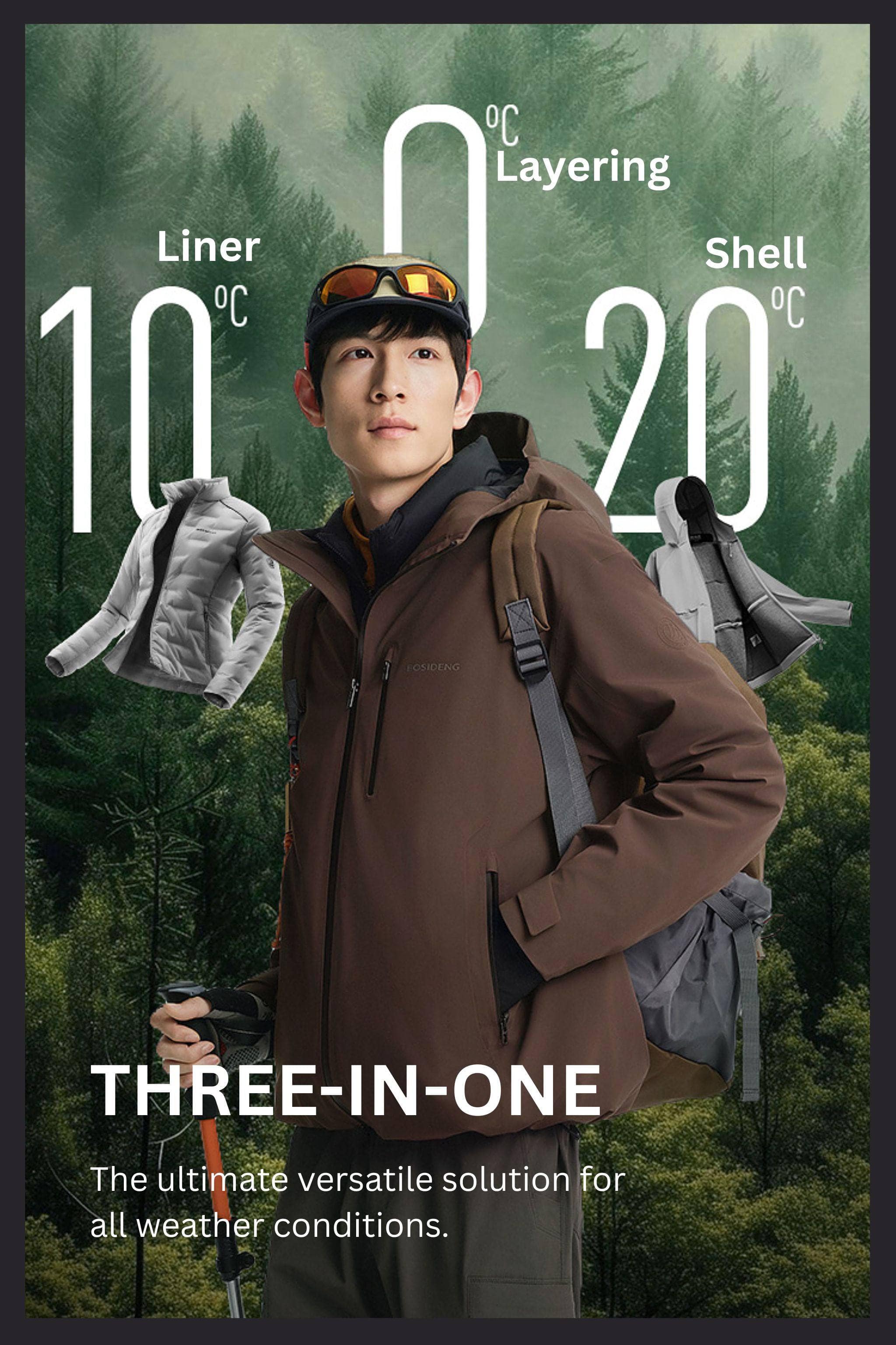 Men's All Weather Goose Down Jacket 1313 - Image 13