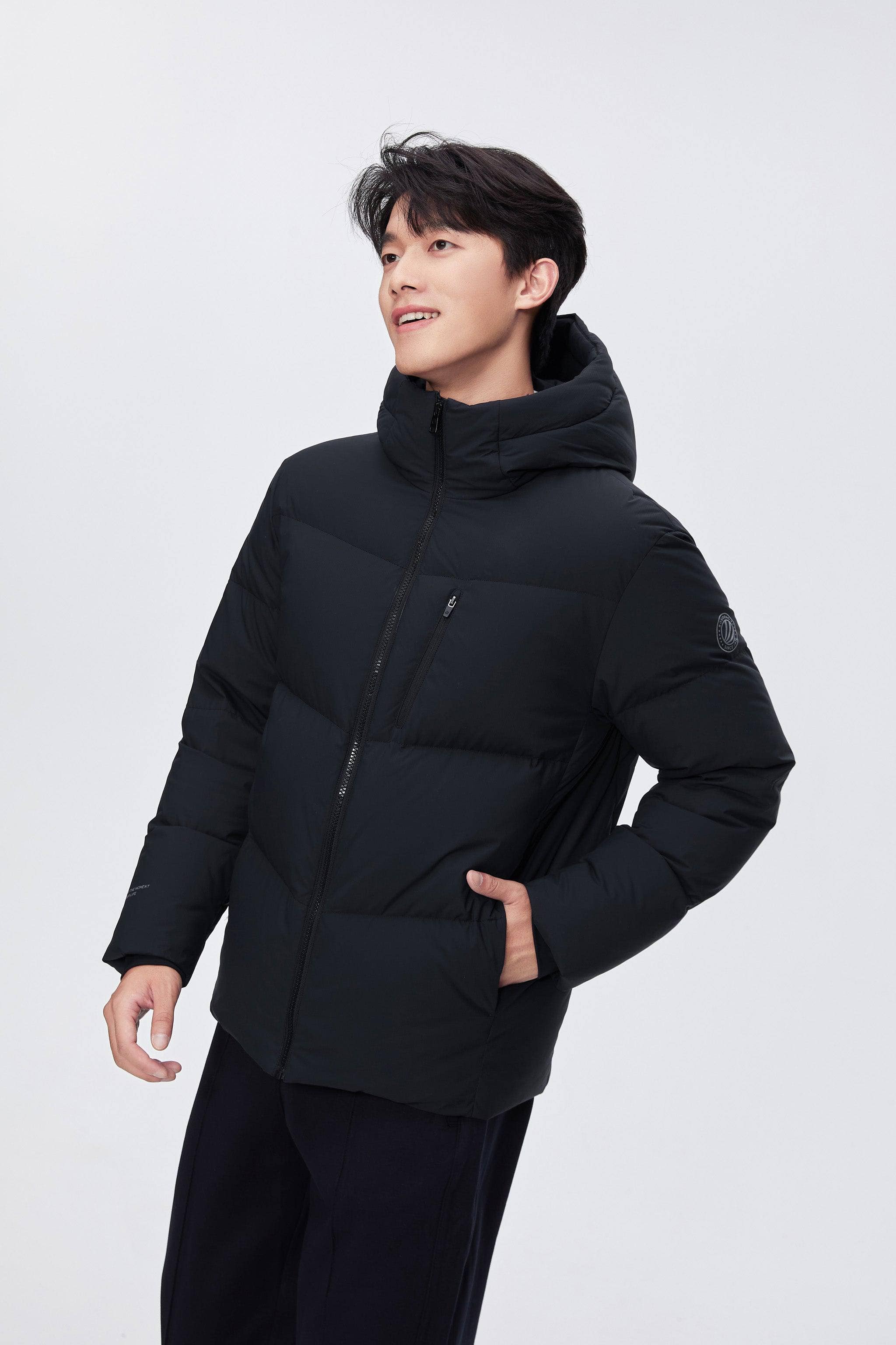 Men's Down Coat With Hood 5303 - Image 11