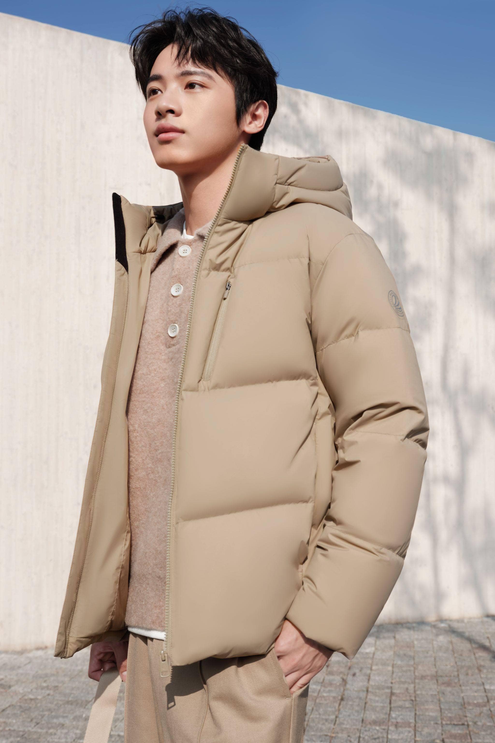 Men's Down Coat With Hood 5303 - Image 16