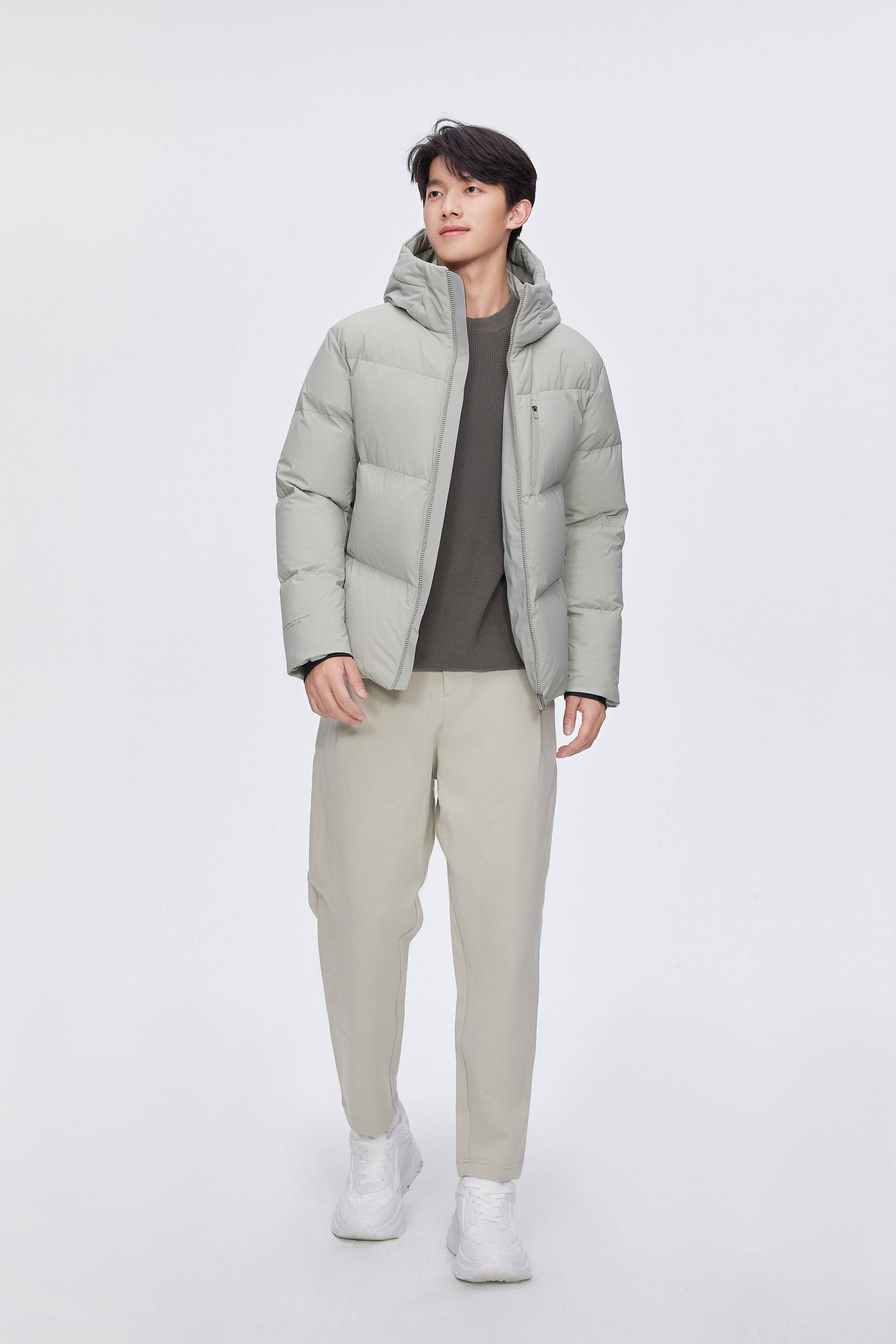Men's Down Coat With Hood 5303 - Image 3