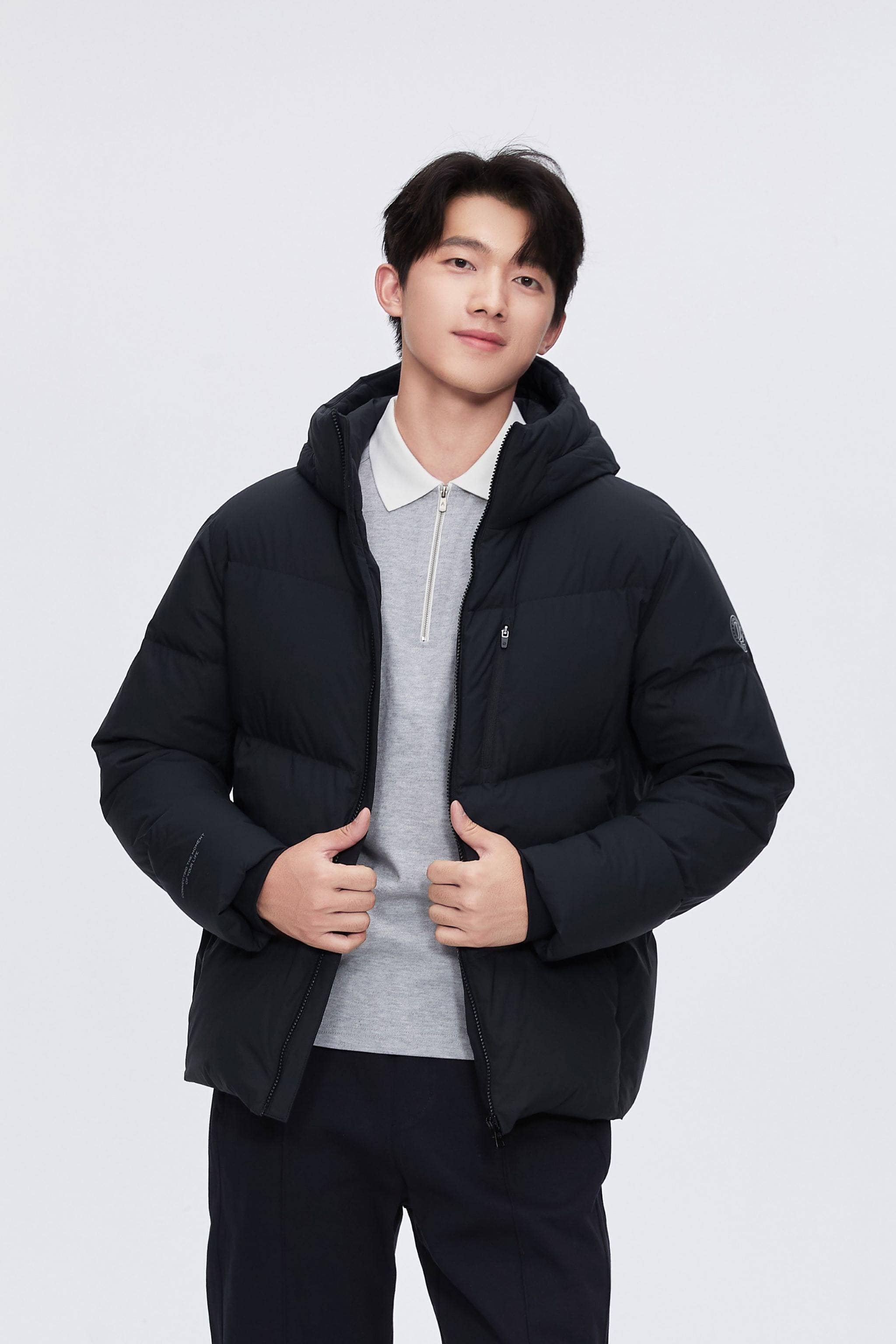 Men's Down Coat With Hood 5303 - Image 9