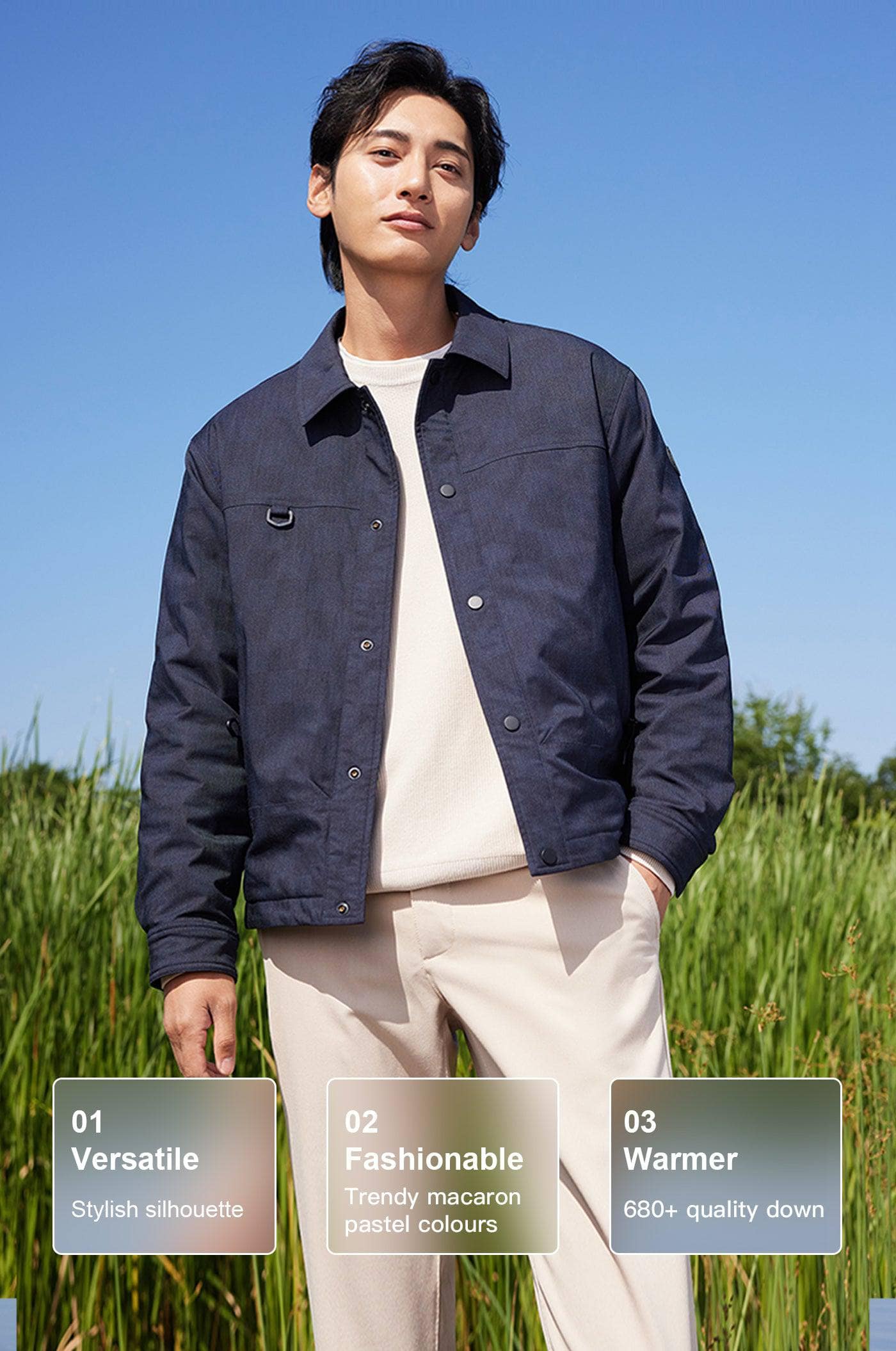 Men's Down Shacket 5313 - Image 6