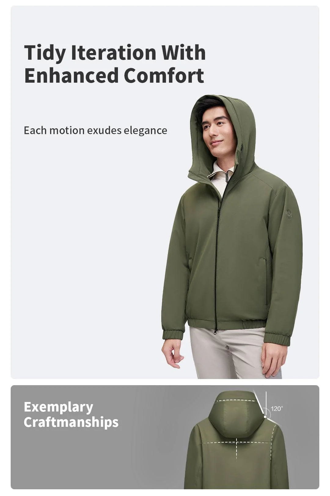 Men's Goose Down Anti-creaseJacket - Image 6