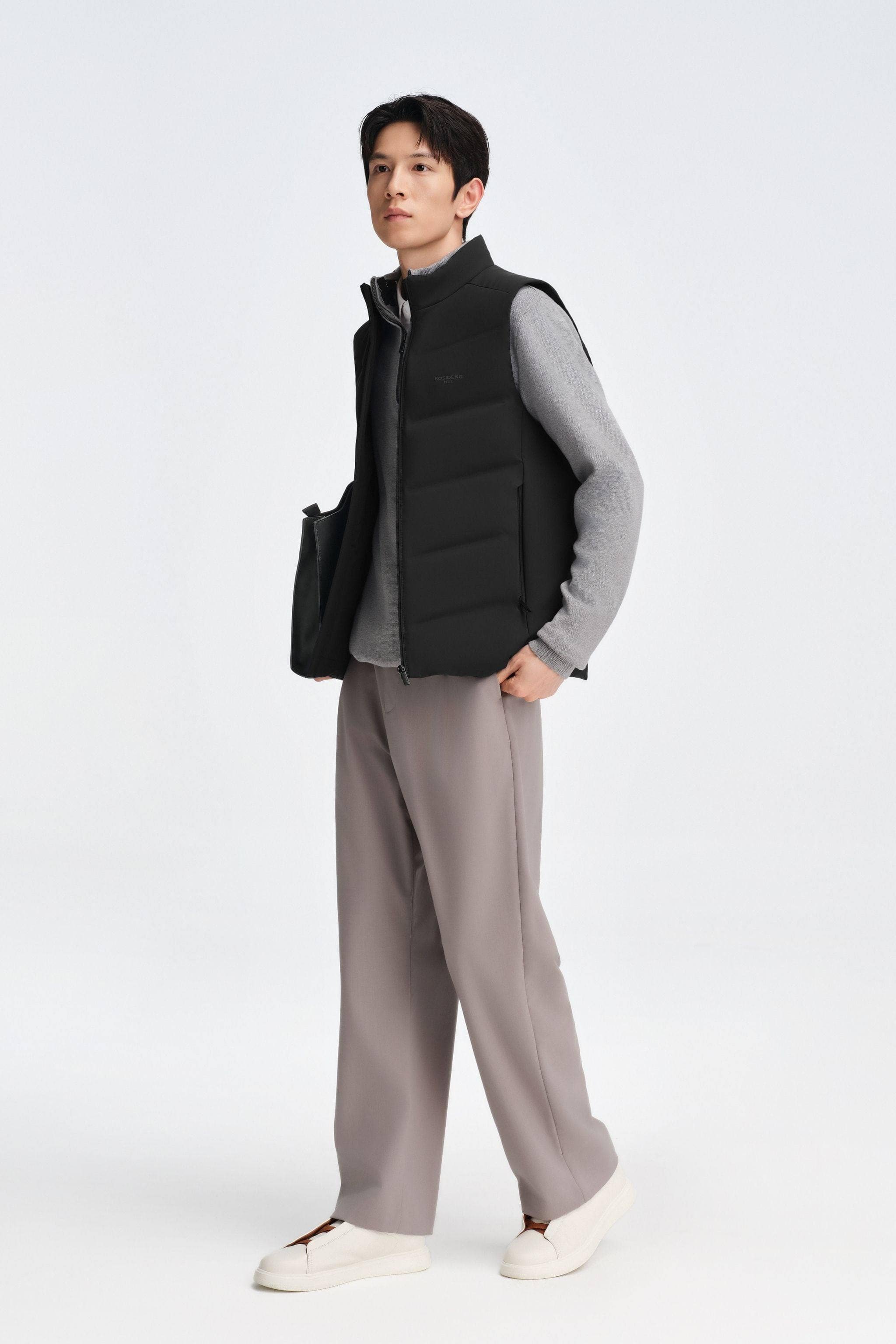 Men's Goose Down Business Gilet - Image 10