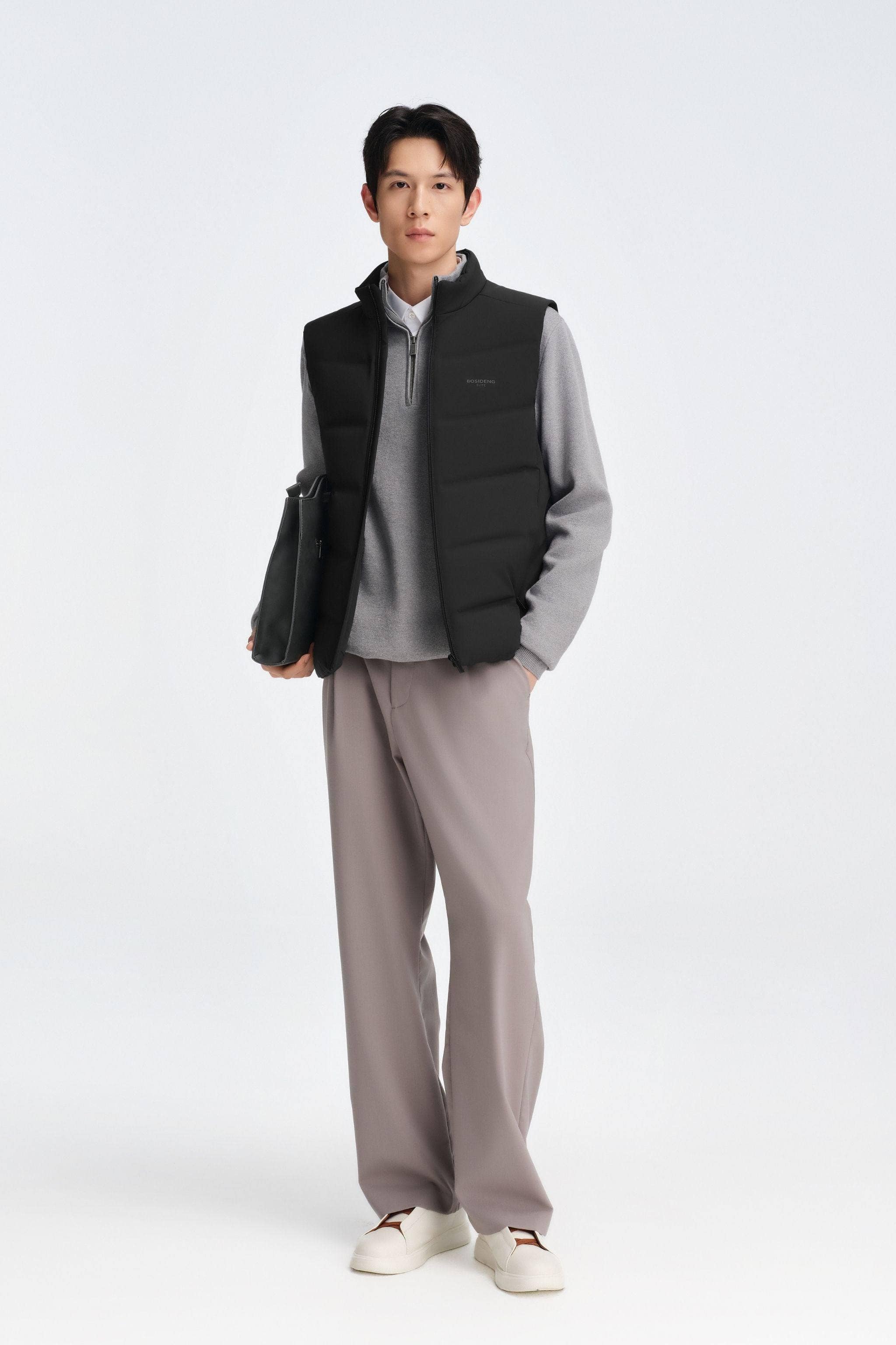 Men's Goose Down Business Gilet - Image 11