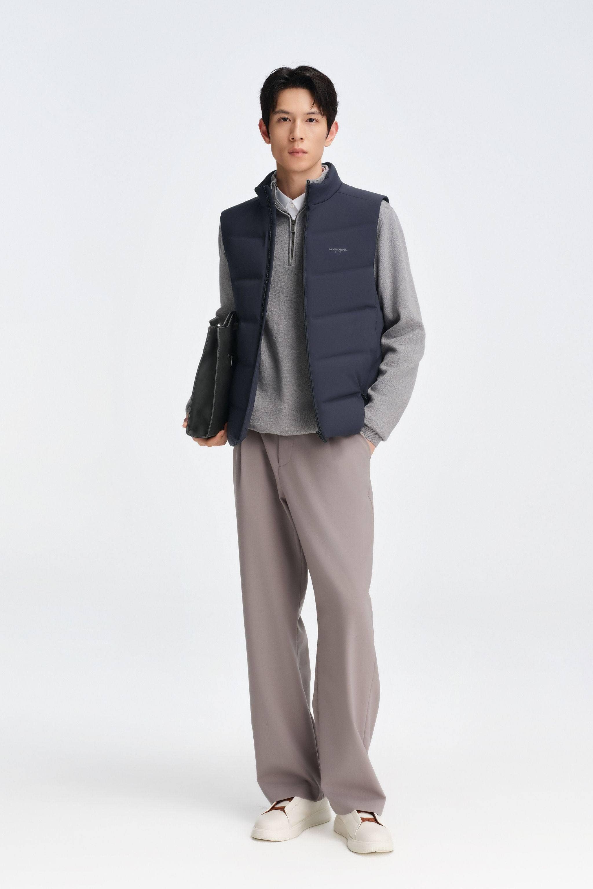 Men's Goose Down Business Gilet - Image 3